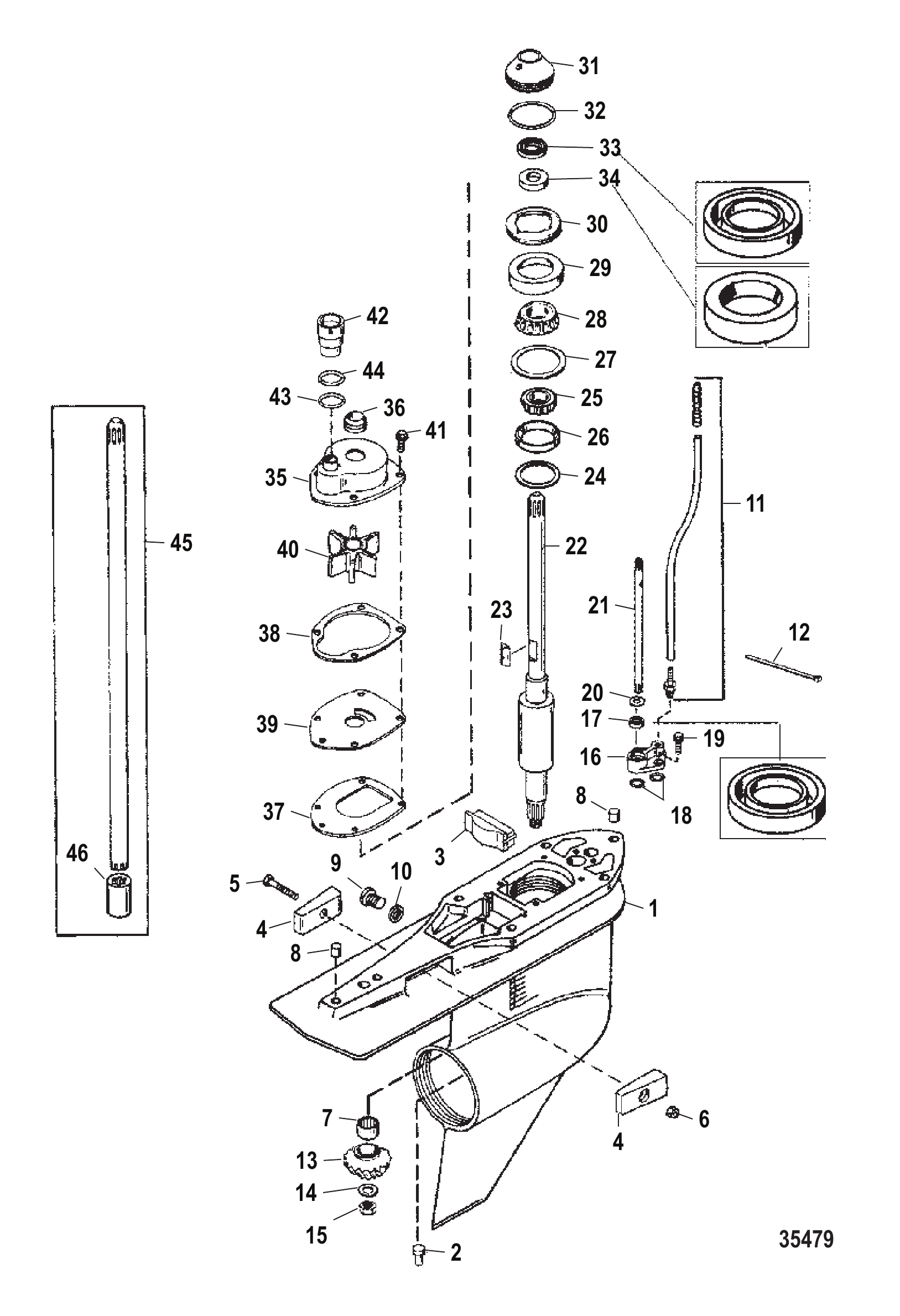 齿轮箱驱动轴-标准-扭矩大师 Gear Housing Driveshaft-Standard-TorqueMaster