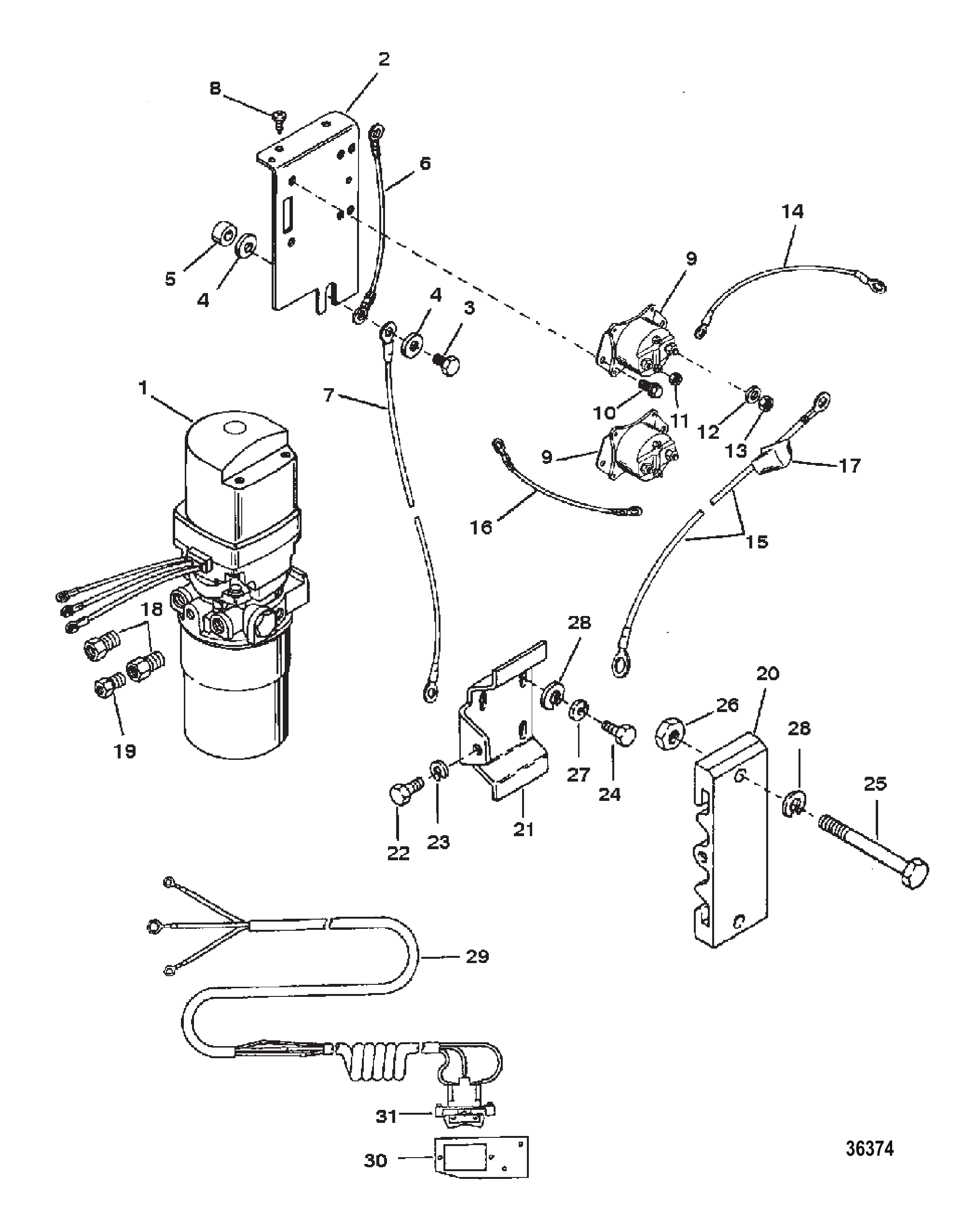 液压平衡泵套件 HYDRAULIC TRIM PUMP KIT