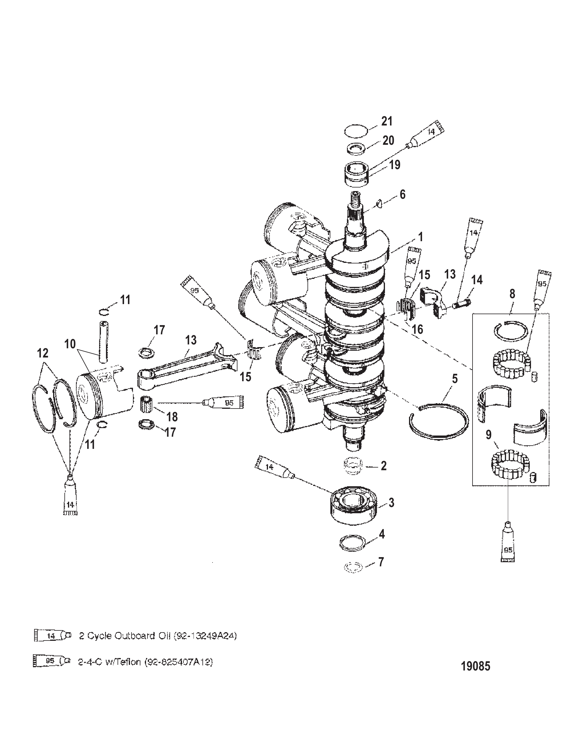 曲轴、活塞及连杆 Crankshaft, Pistons and Connecting Rods