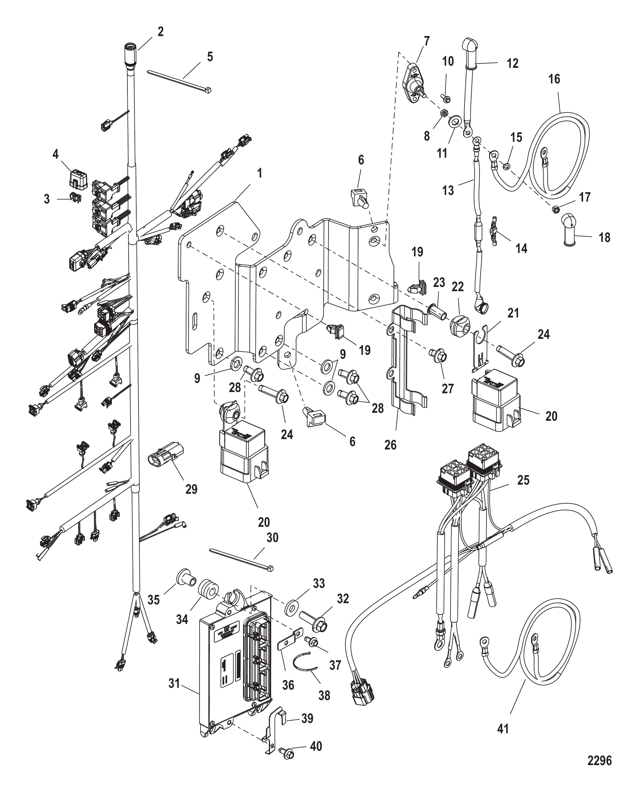 电气板总成 Electrical Plate Assembly