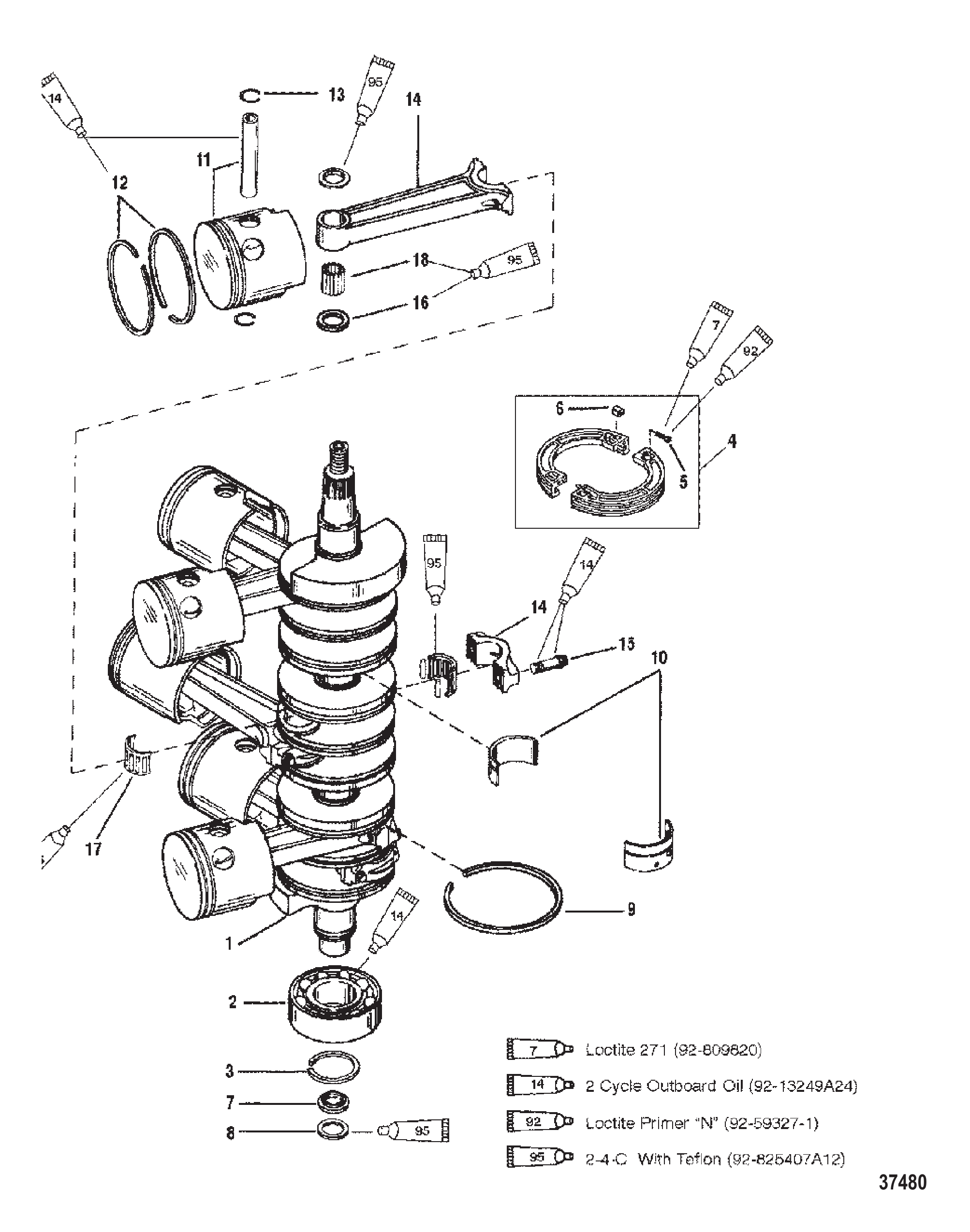 曲轴、活塞及连杆 CRANKSHAFT PISTONS AND CONNECTING RODS