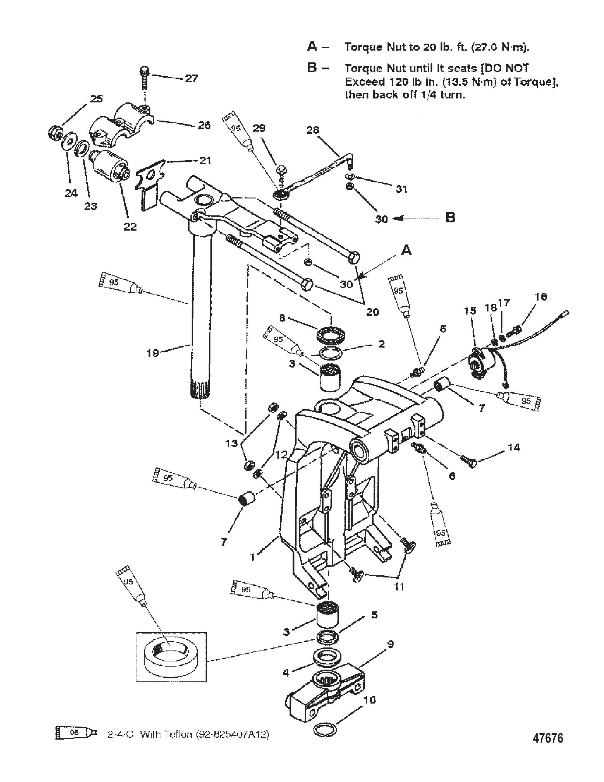 旋转支架与转向臂 SWIVEL BRACKET AND STEERING ARM