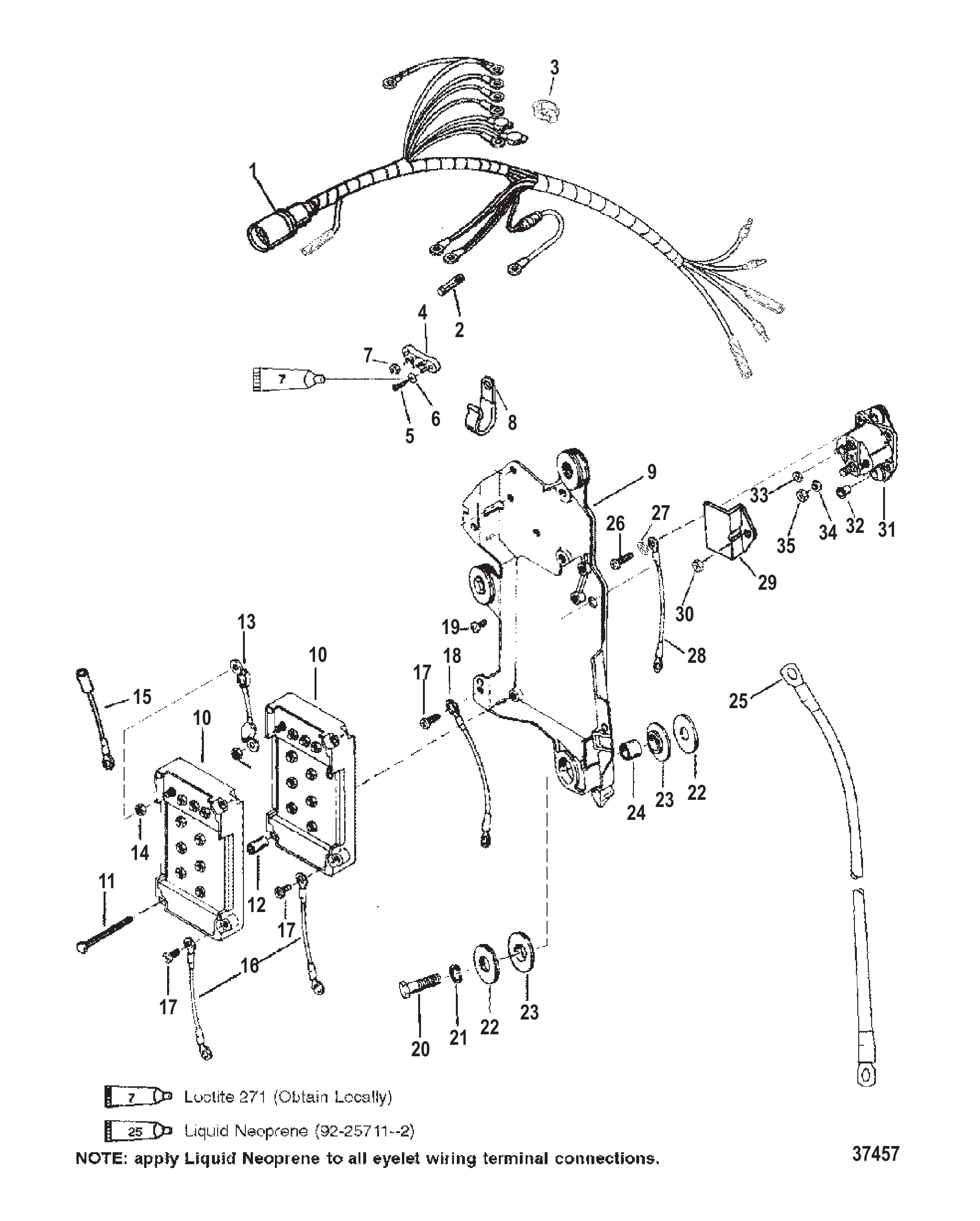 线束/启动电磁阀 WIRING HARNESS/STARTER SOLENOID