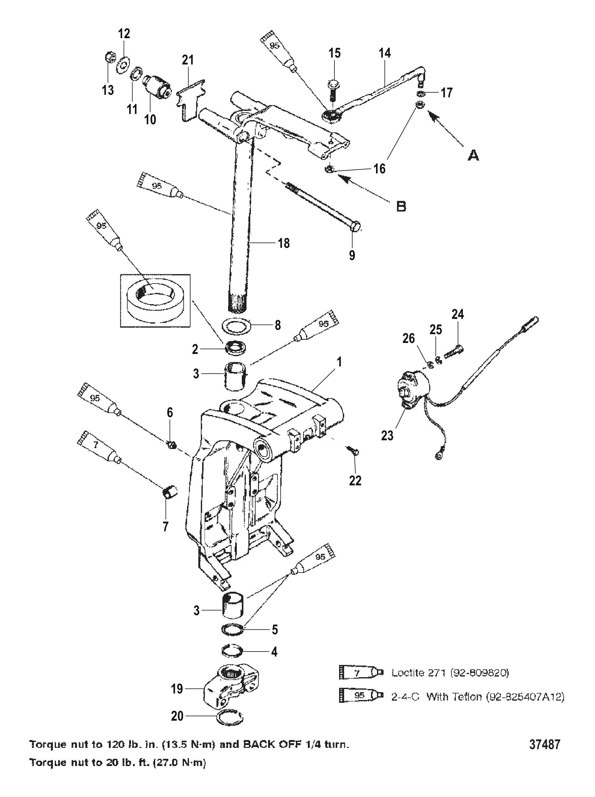 旋转支架与转向臂 SWIVEL BRACKET AND STEERING ARM