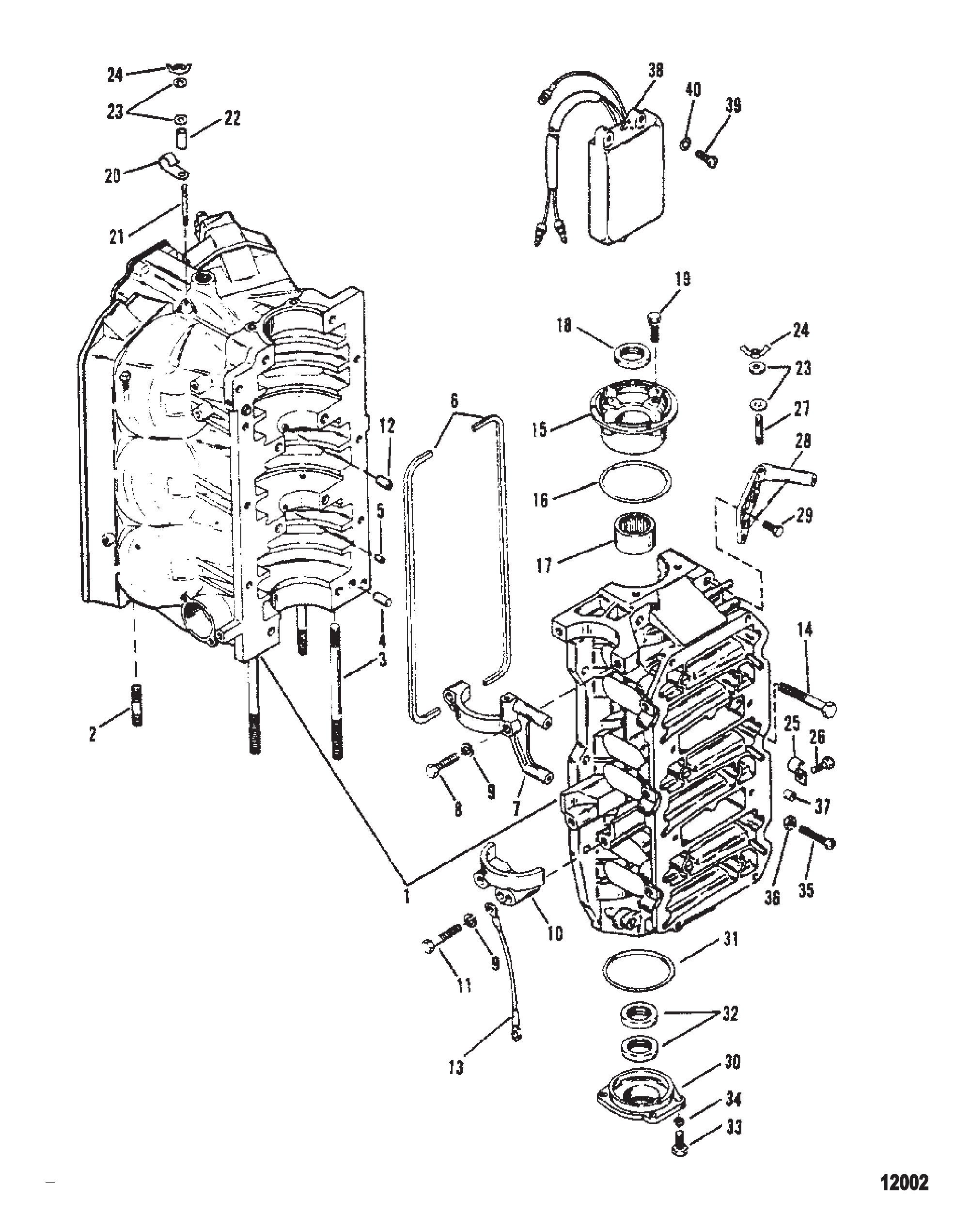 气缸体与端盖 CYLINDER BLOCK AND END CAPS