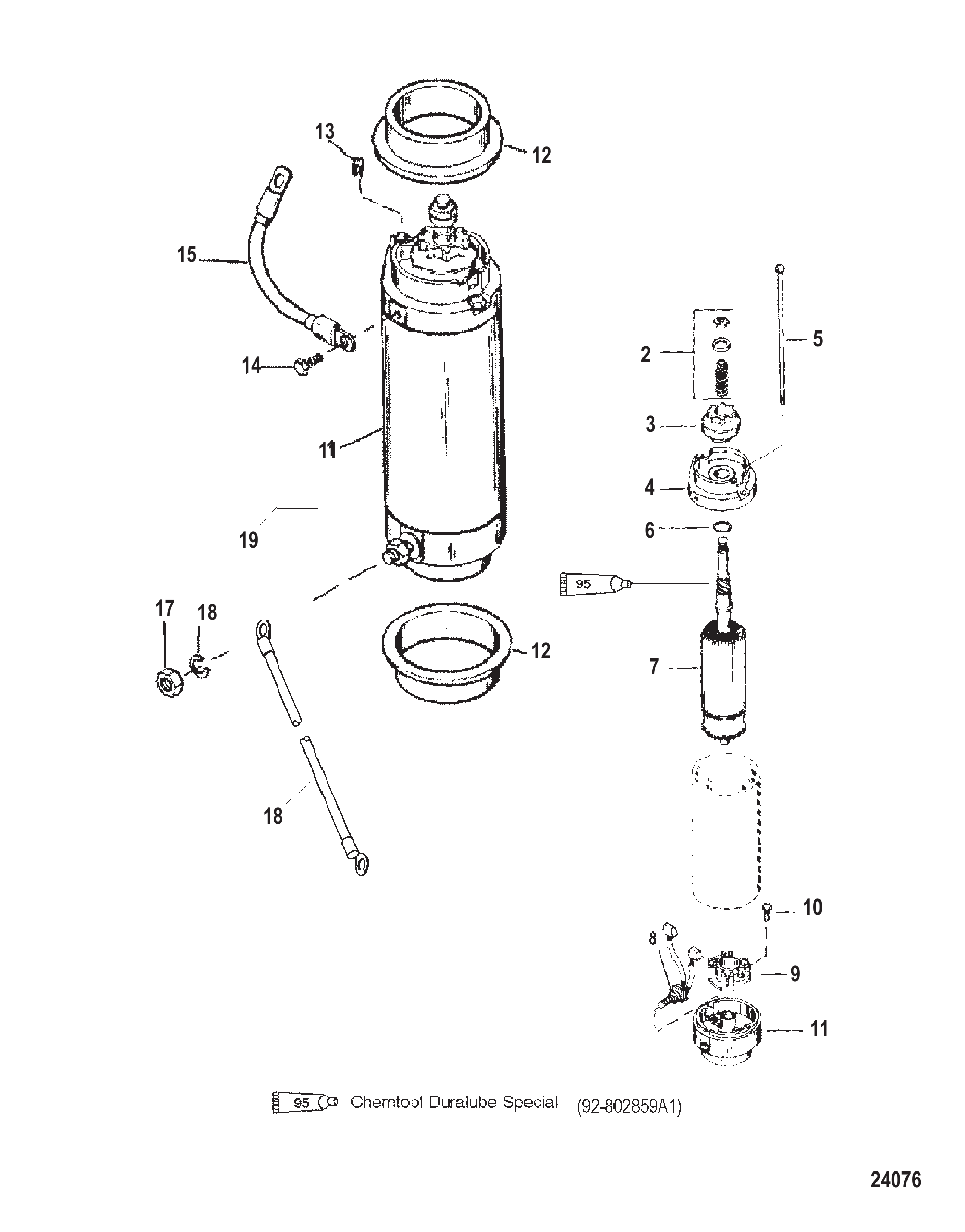 启动电机(离心式邦迪克斯) STARTER MOTOR (CENTRIFUGAL BENDIX)