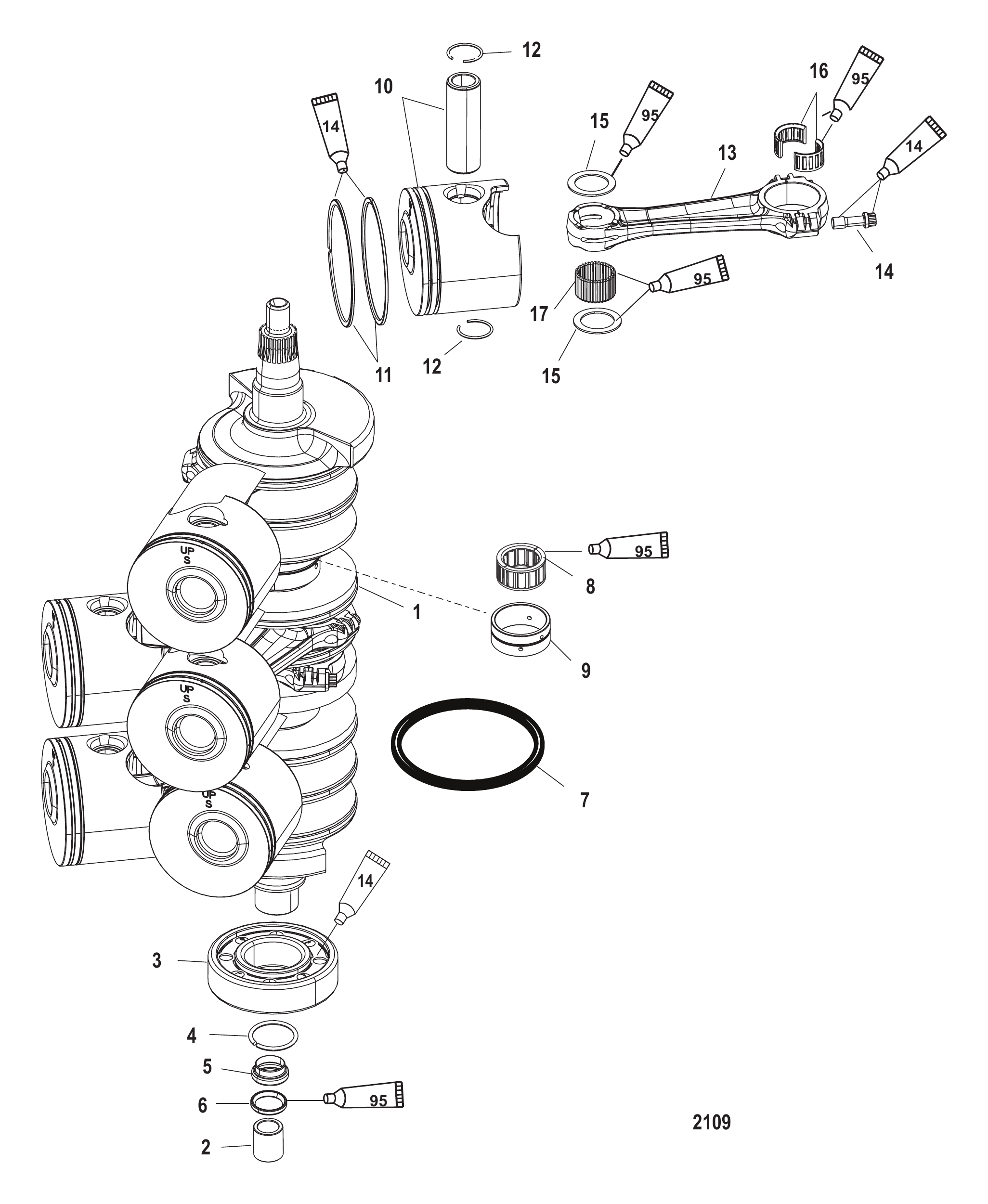 曲轴、活塞及连杆 Crankshaft, Pistons and Connecting Rods