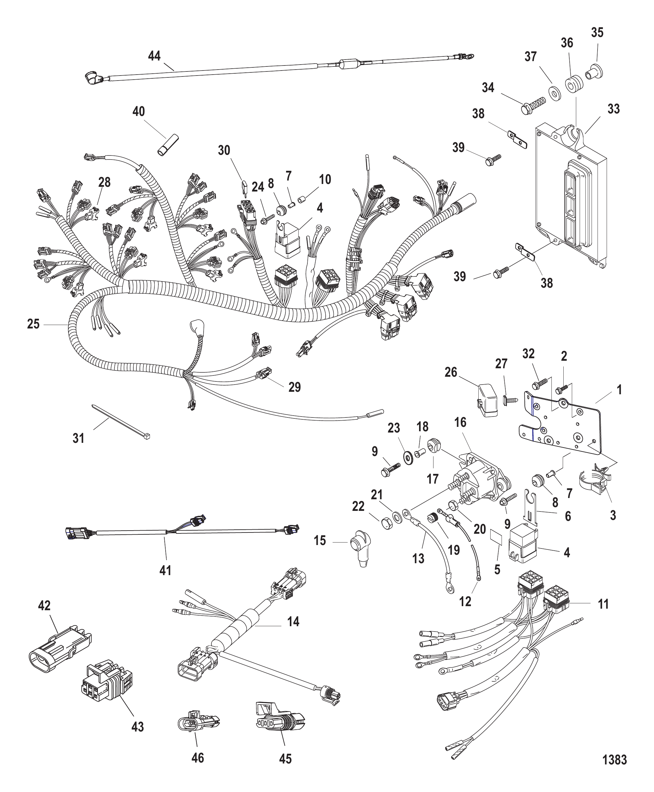 电气板总成 Electrical Plate Assembly