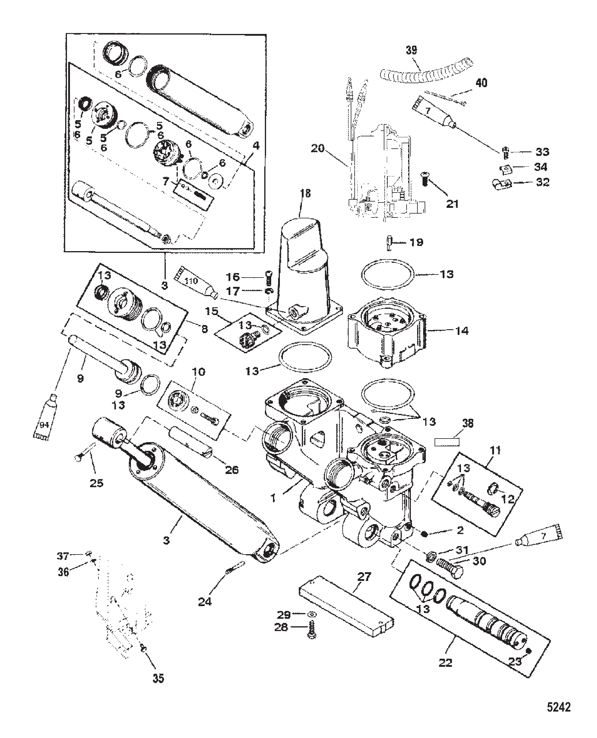 动力升降组件（金属马达壳体） POWER TRIM COMPONENTS Metal Motor Housing