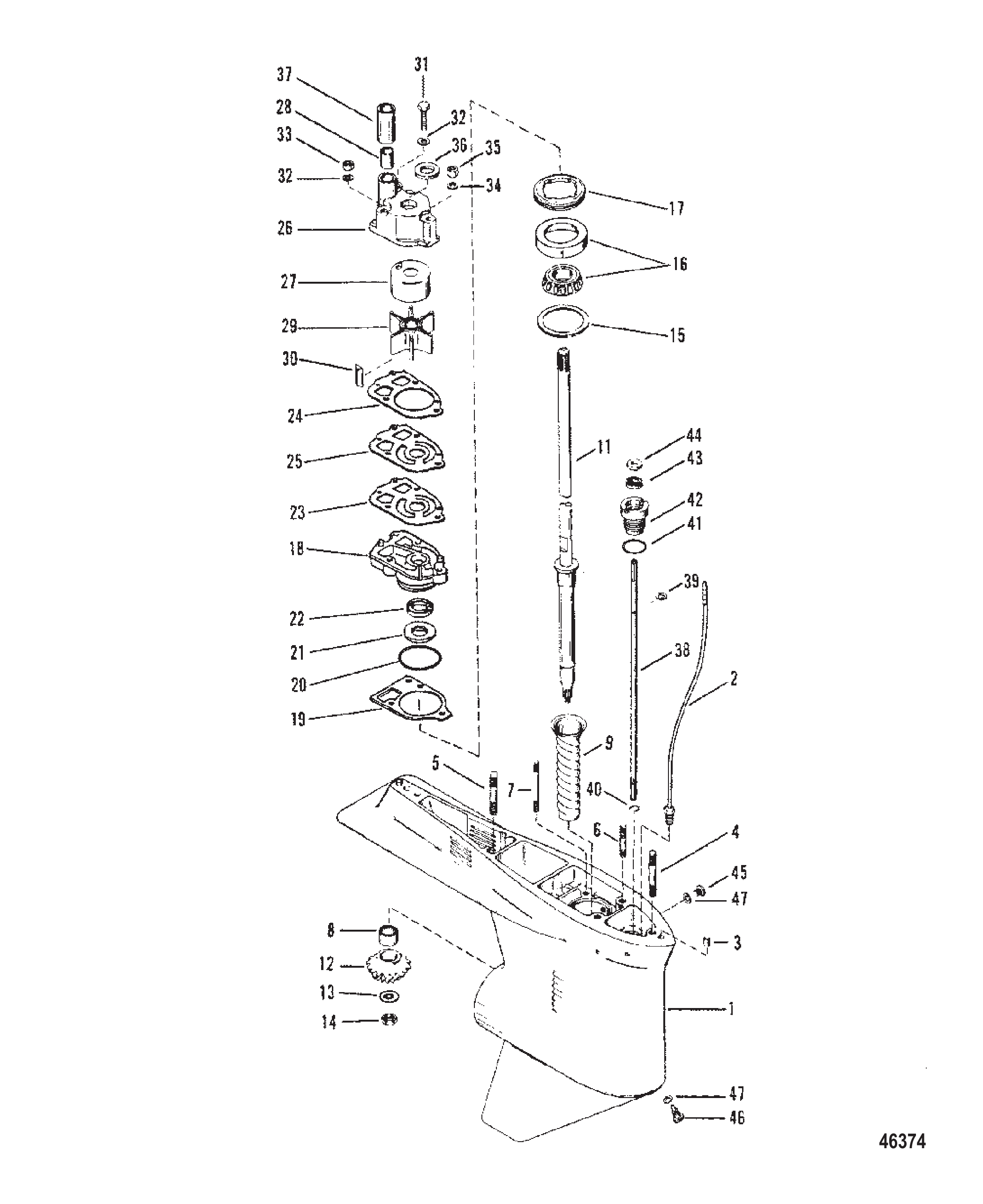齿轮箱驱动轴 Gear Housing Driveshaft