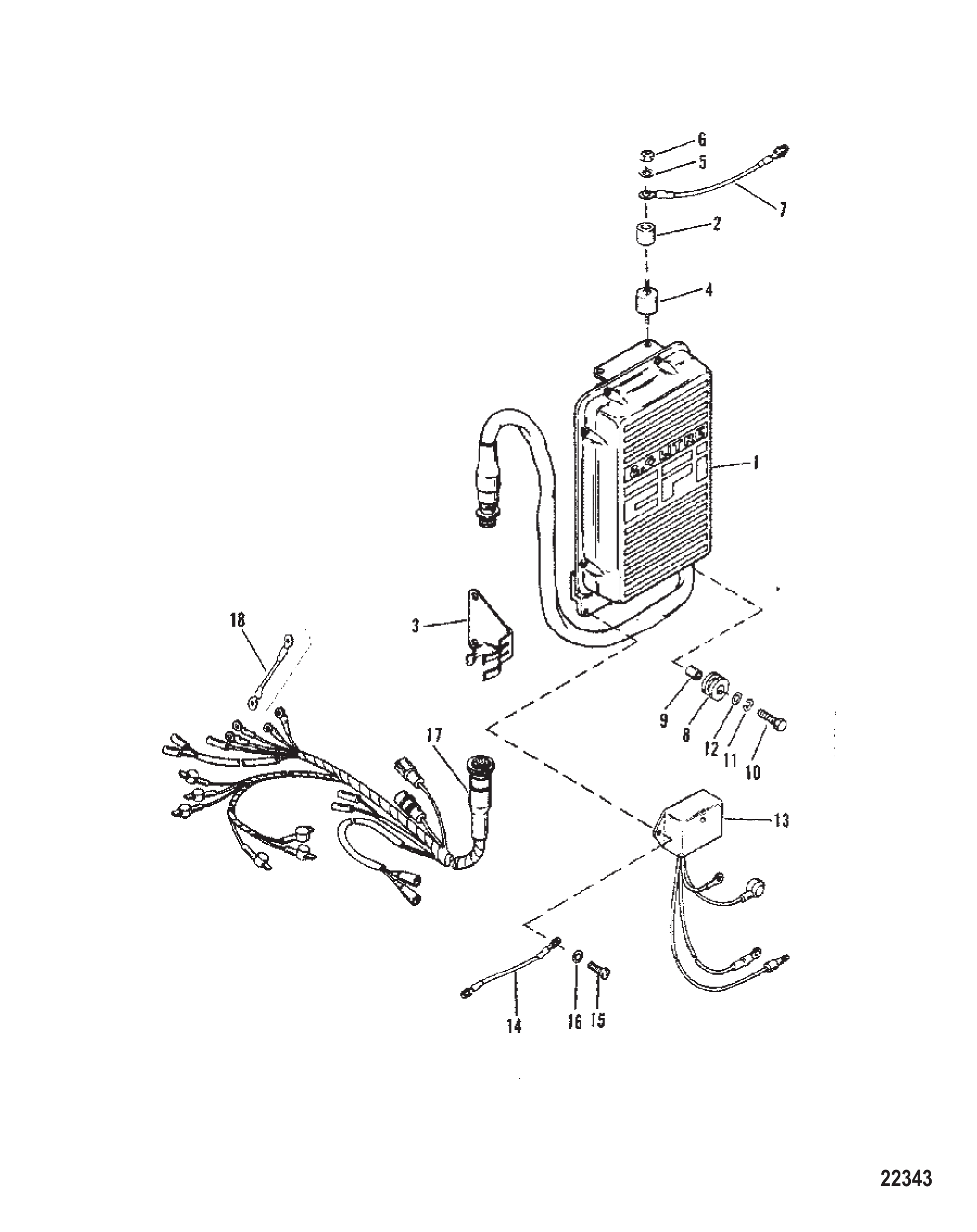 电控单元总成 E.C.U. ASSEMBLY