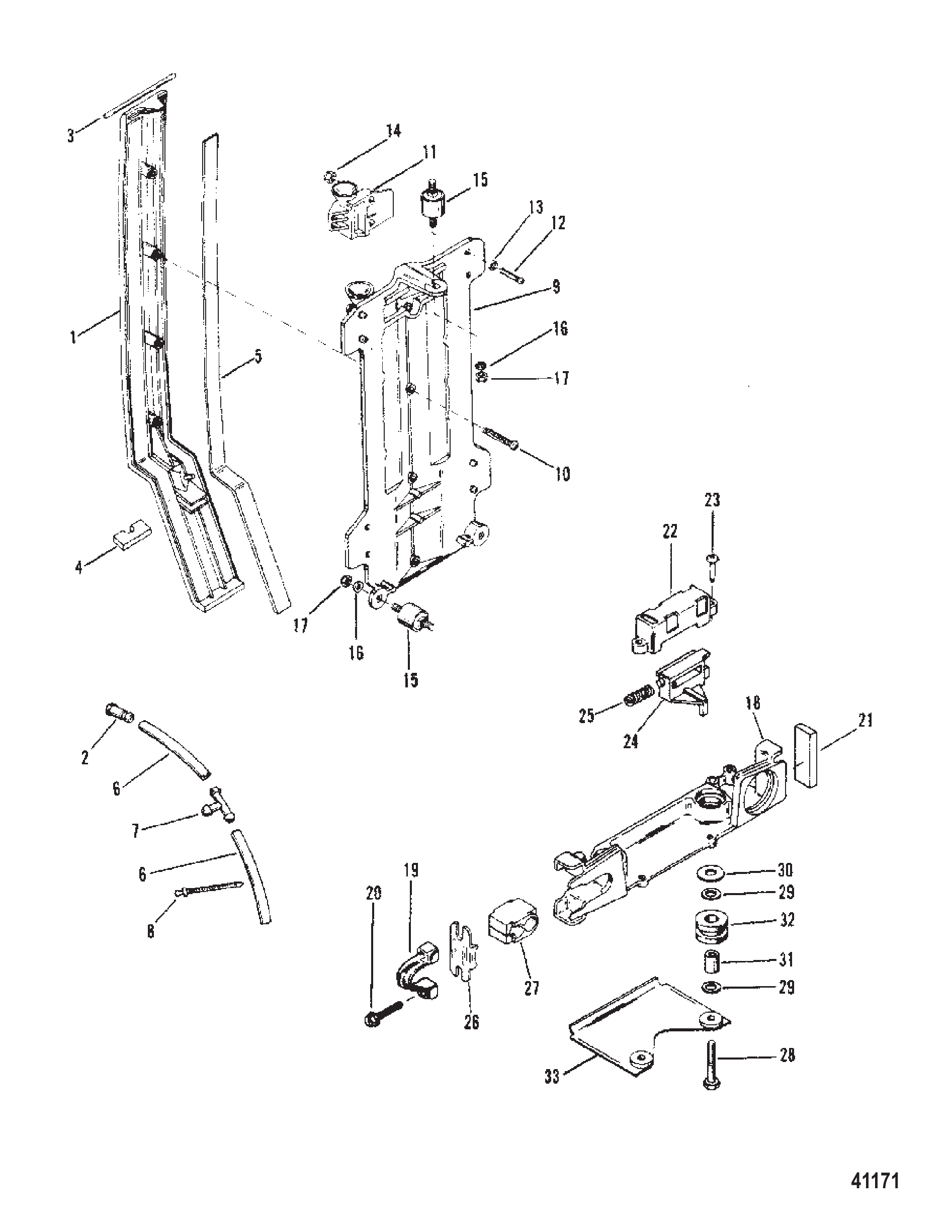 外罩安装支架 COWL MOUNTING BRACKET