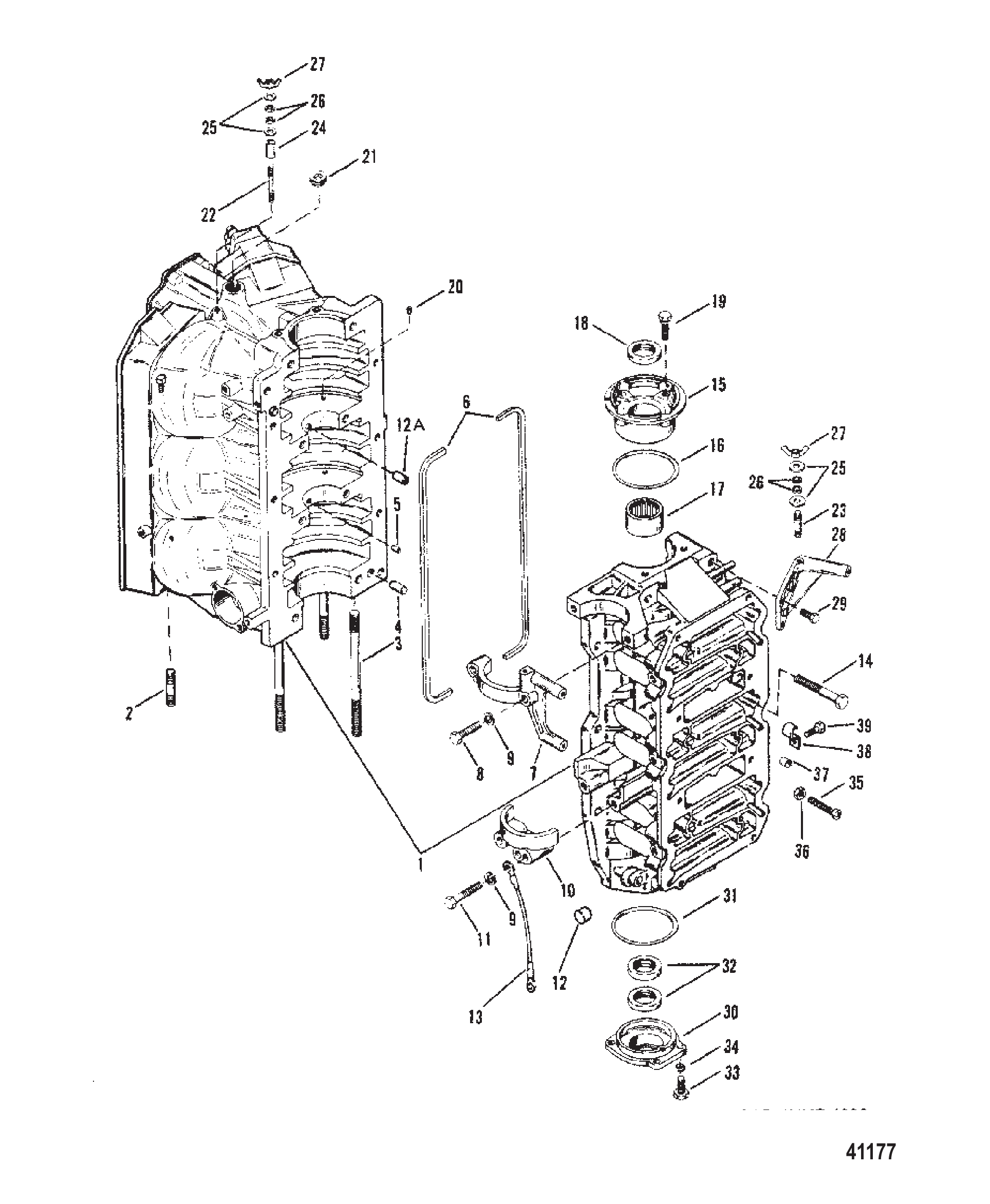 气缸体与端盖 CYLINDER BLOCK AND END CAPS