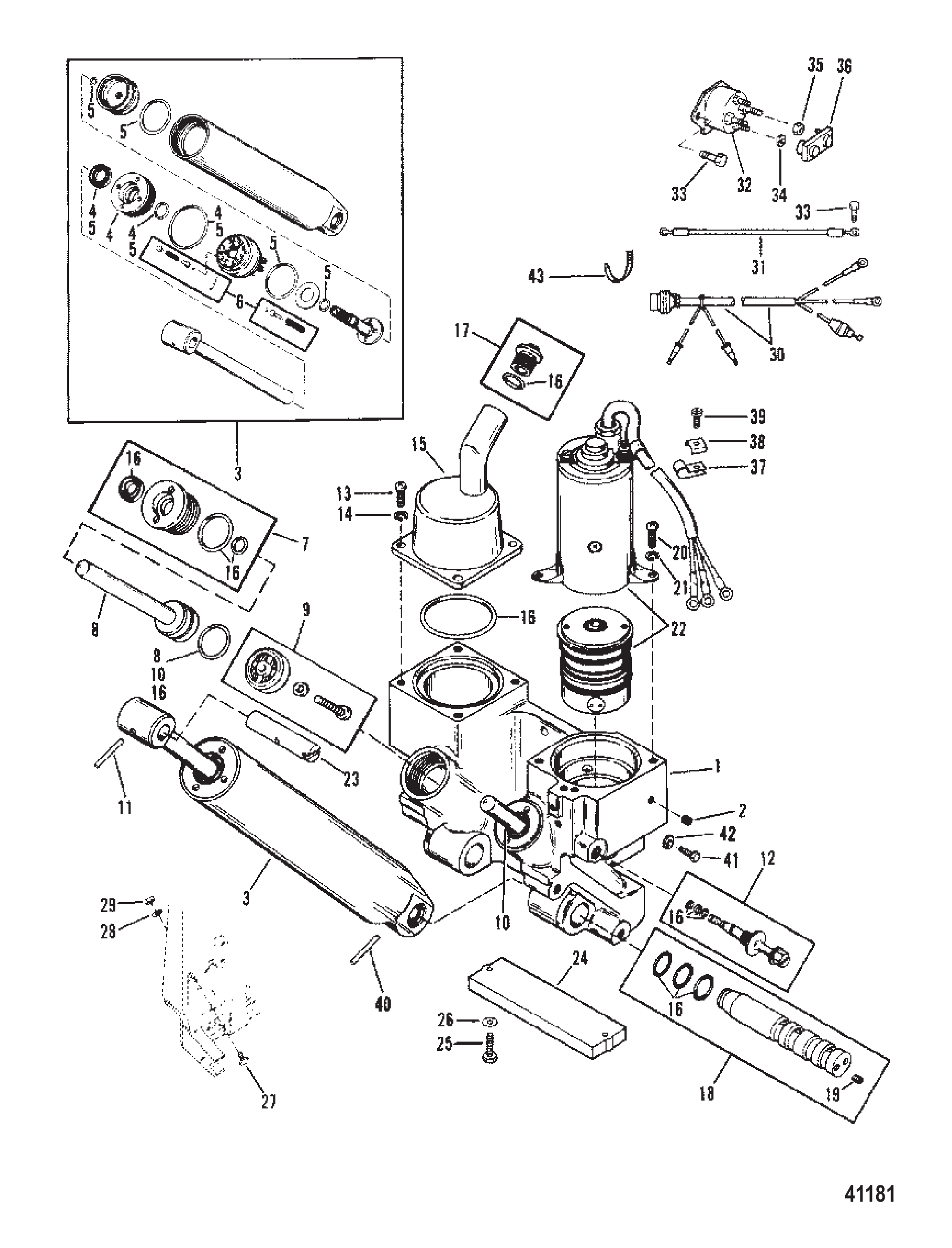 动力升降组件 POWER TRIM COMPONENTS