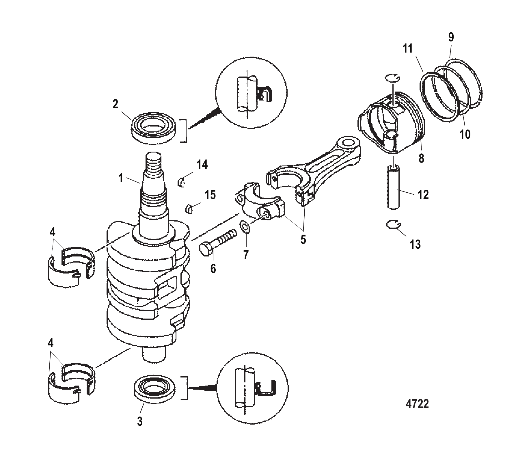 Crankshaft, Pistons, And Connecting Rods