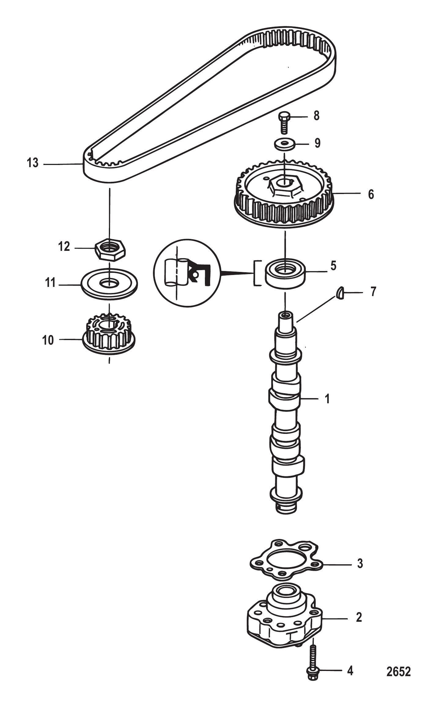 凸轮轴和油泵 Camshaft and Oil Pump