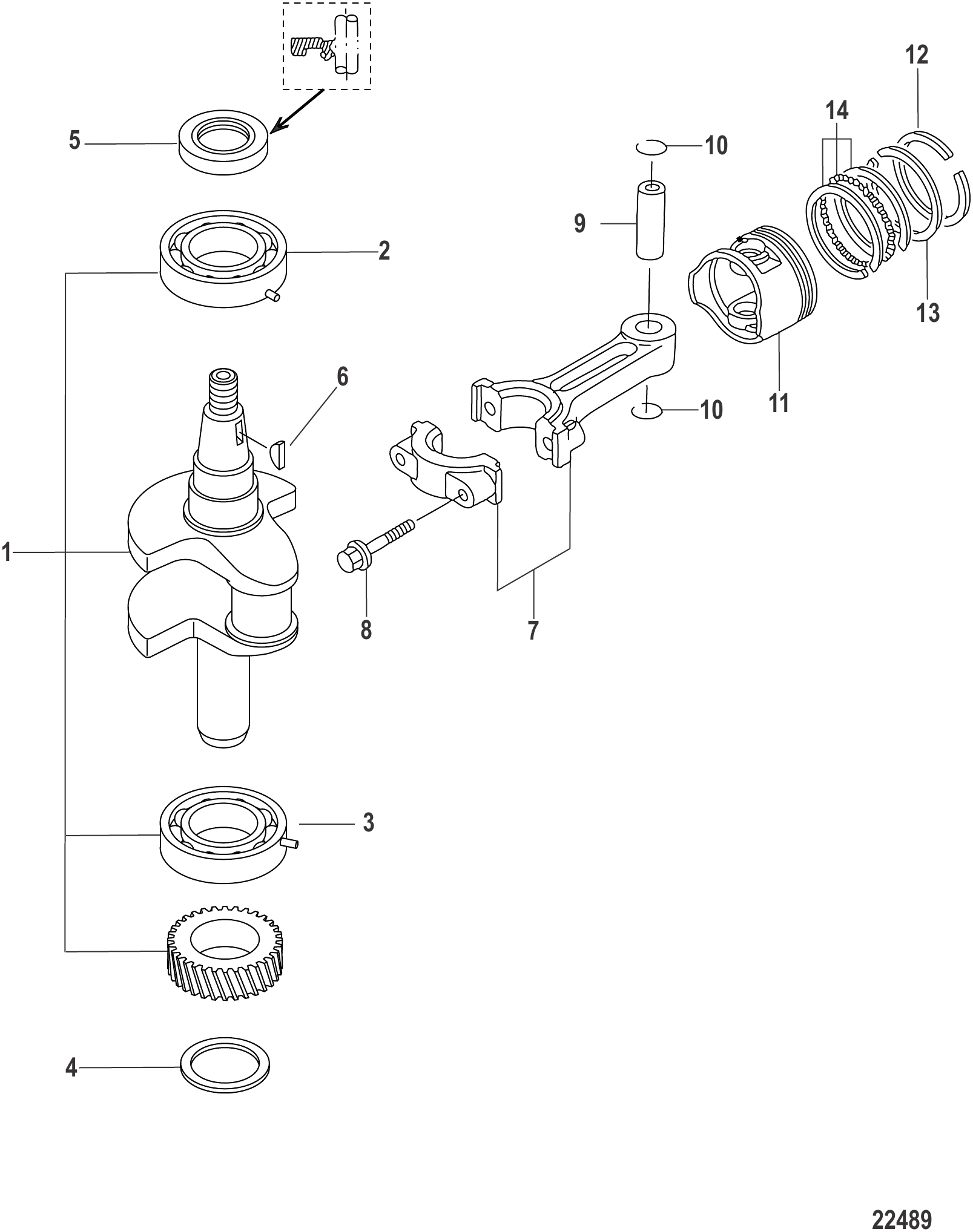 曲轴、活塞与连杆 Crankshaft, Piston and Connecting Rod