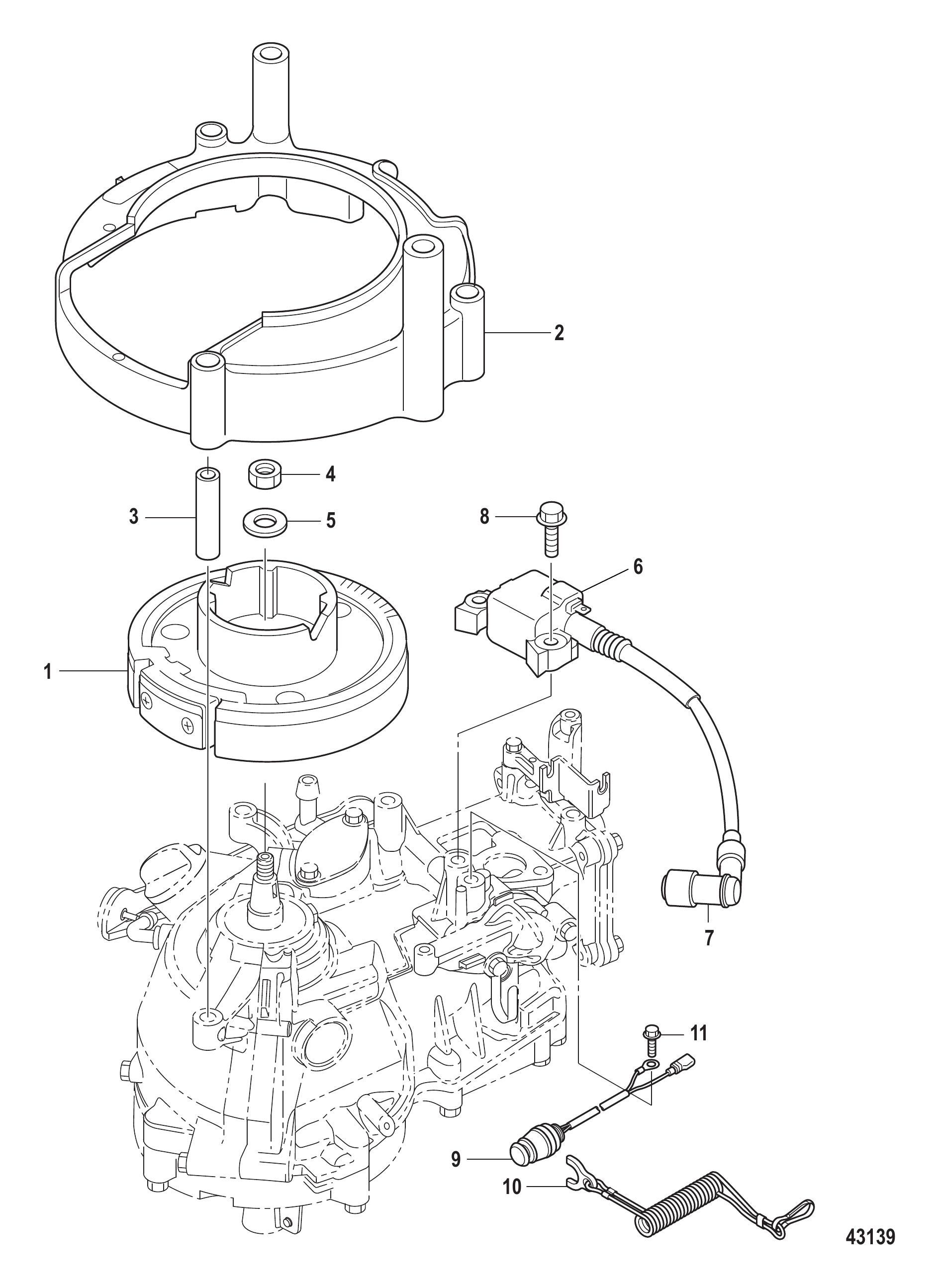 飞轮杯（序列号0R318096及以上） Flywheel Cup Serial # 0R318096 and Up