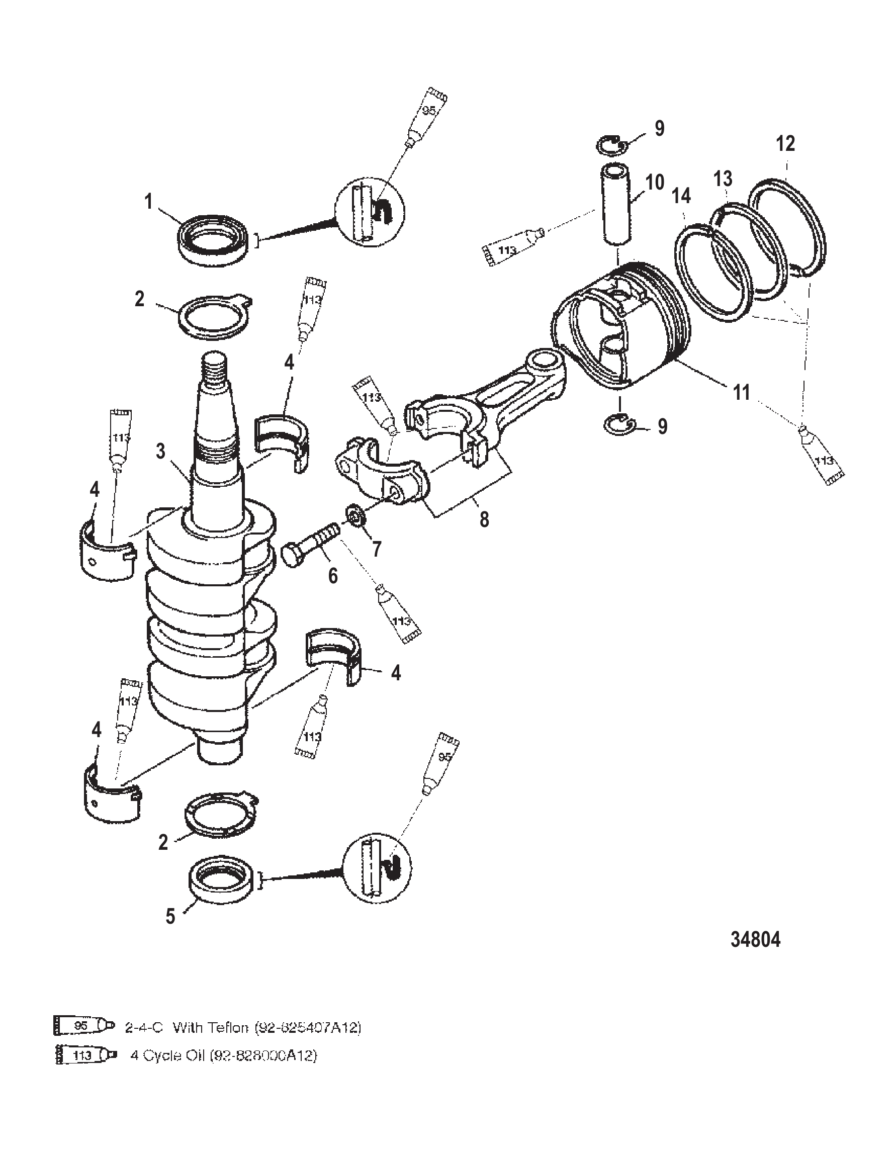 曲轴、活塞及连杆 Crankshaft, Pistons and Connecting Rods