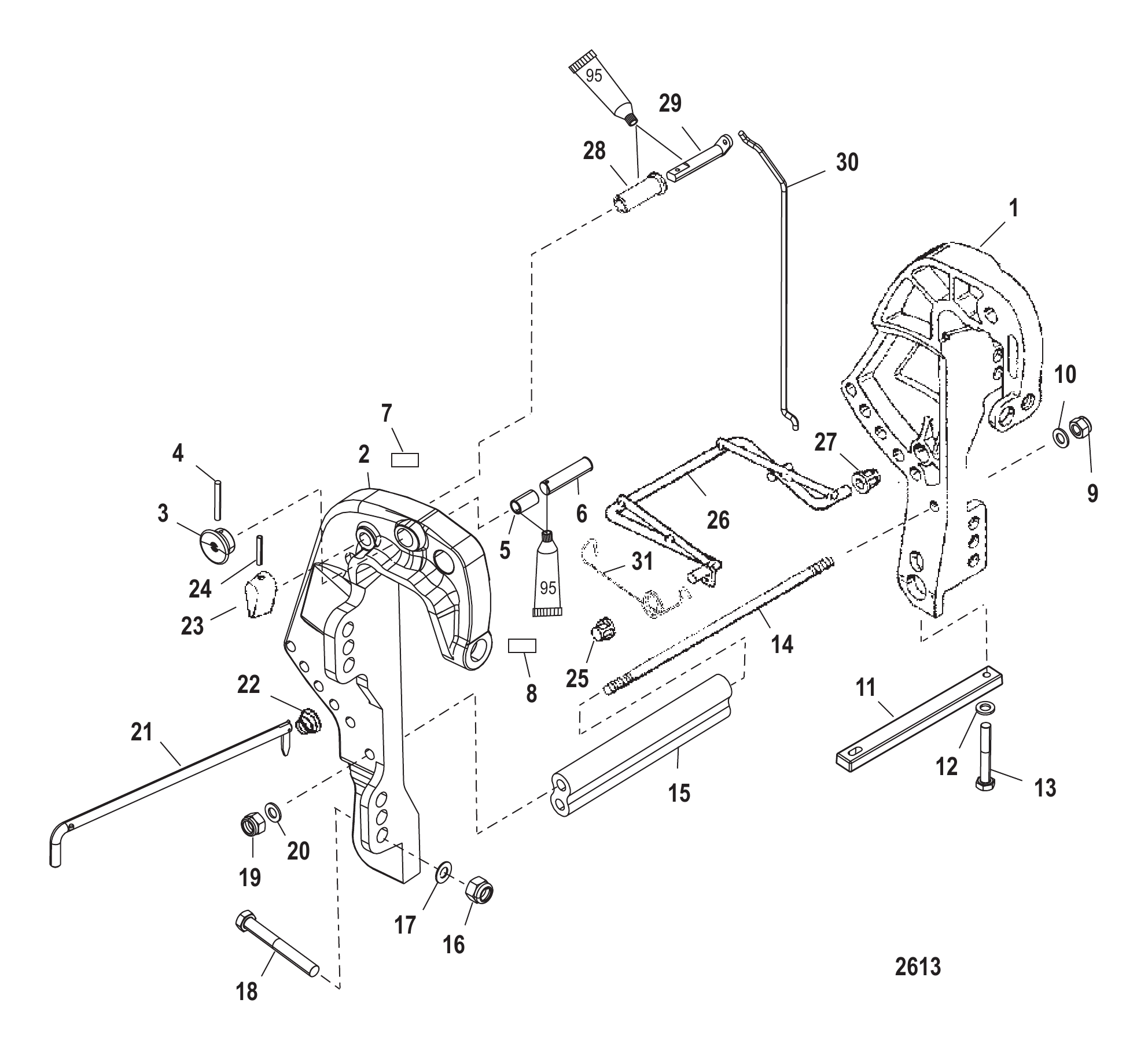 Clamp Bracket Remote Control