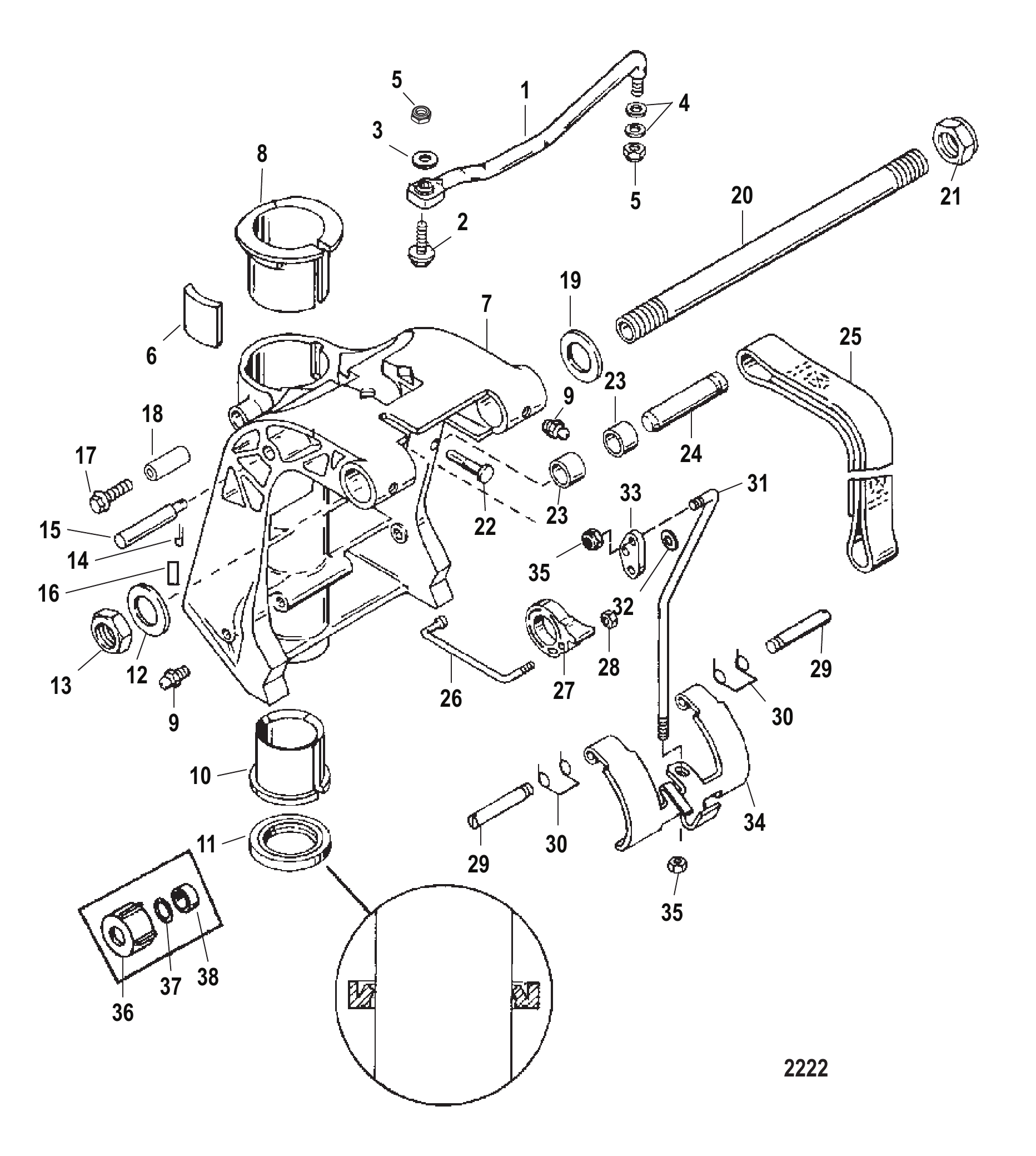 Swivel Bracket Remote Control