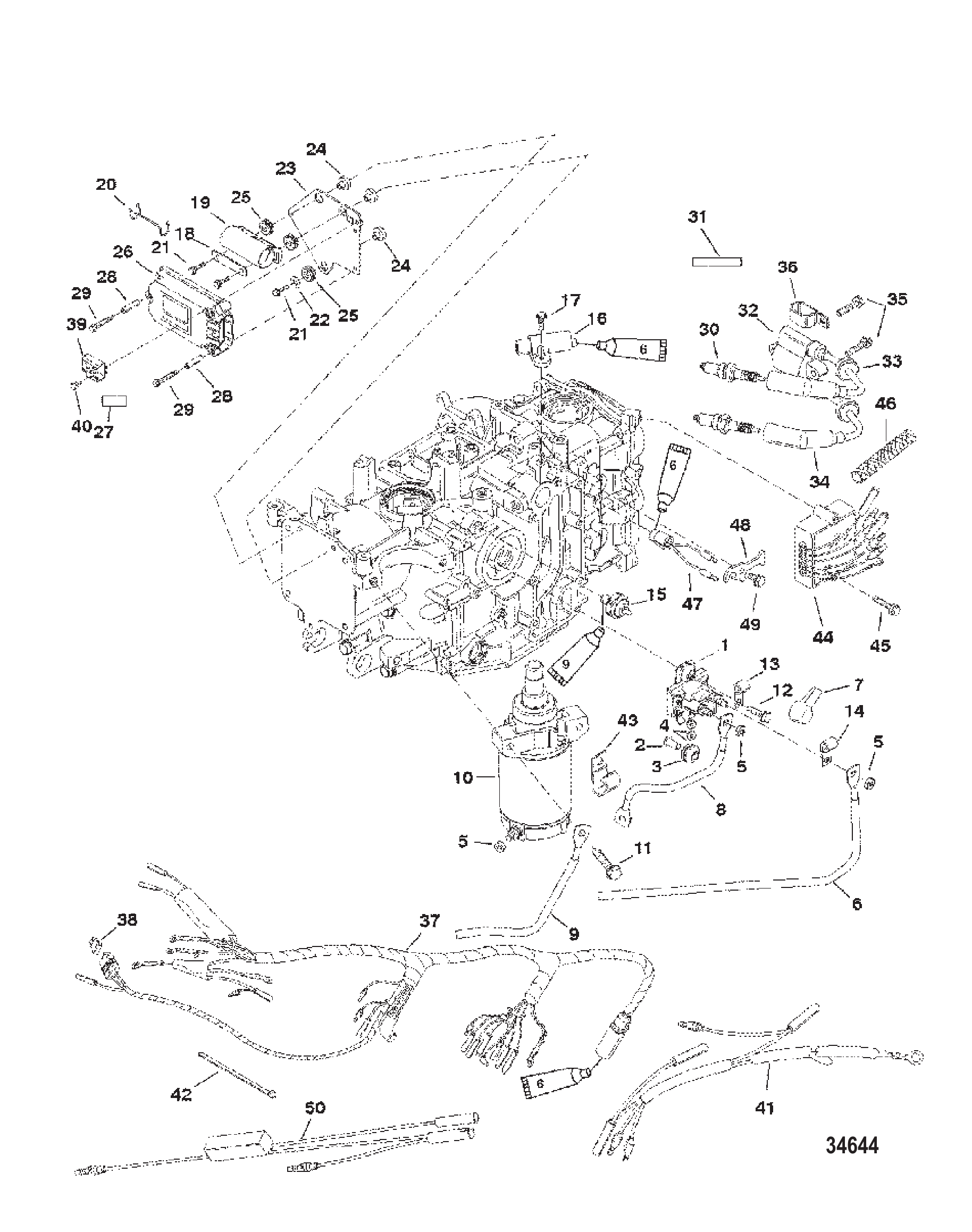 Electrical Components (S/N-0G960499 and Below)