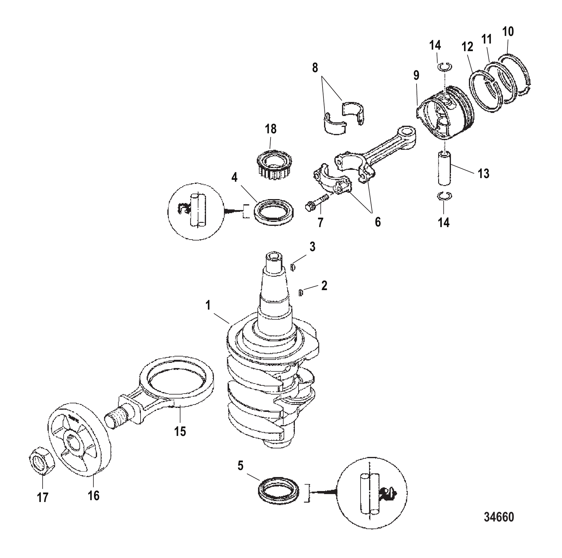 曲轴、活塞及连杆 Crankshaft, Pistons and Connecting Rods