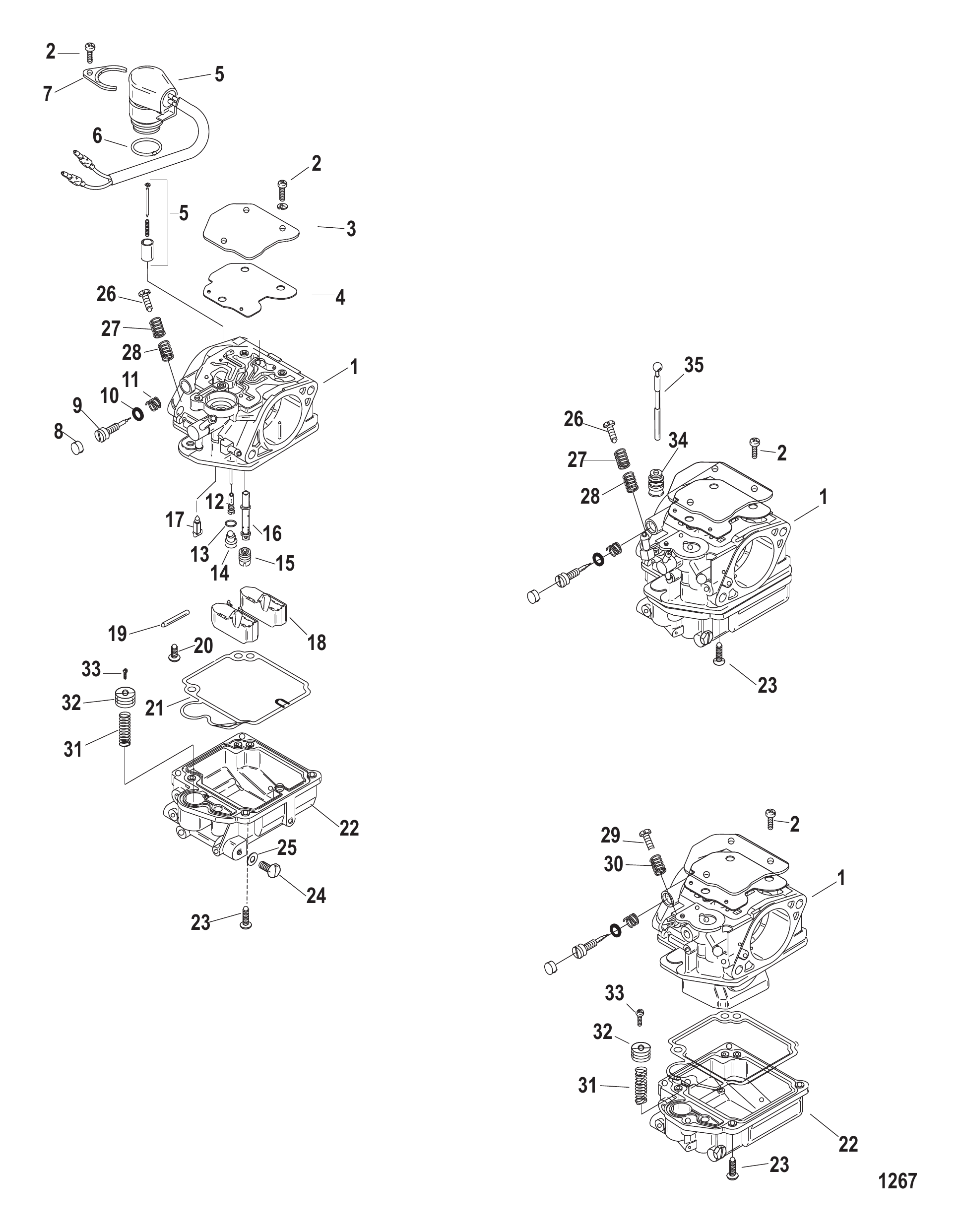 Carburetor (0T178500 and Up)
