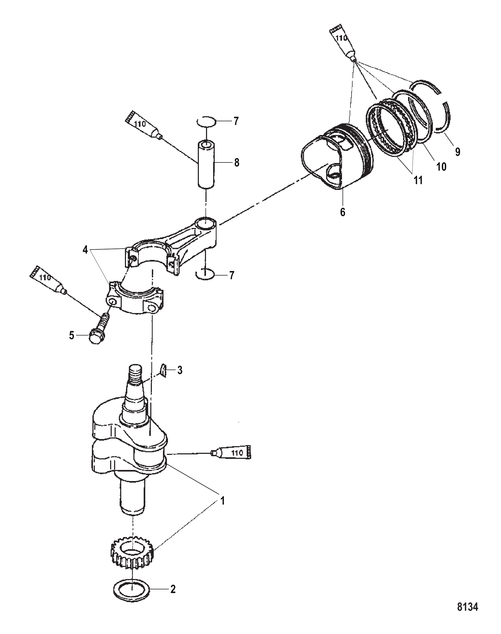 曲轴、活塞及连杆 Crankshaft, Piston and Connecting Rods