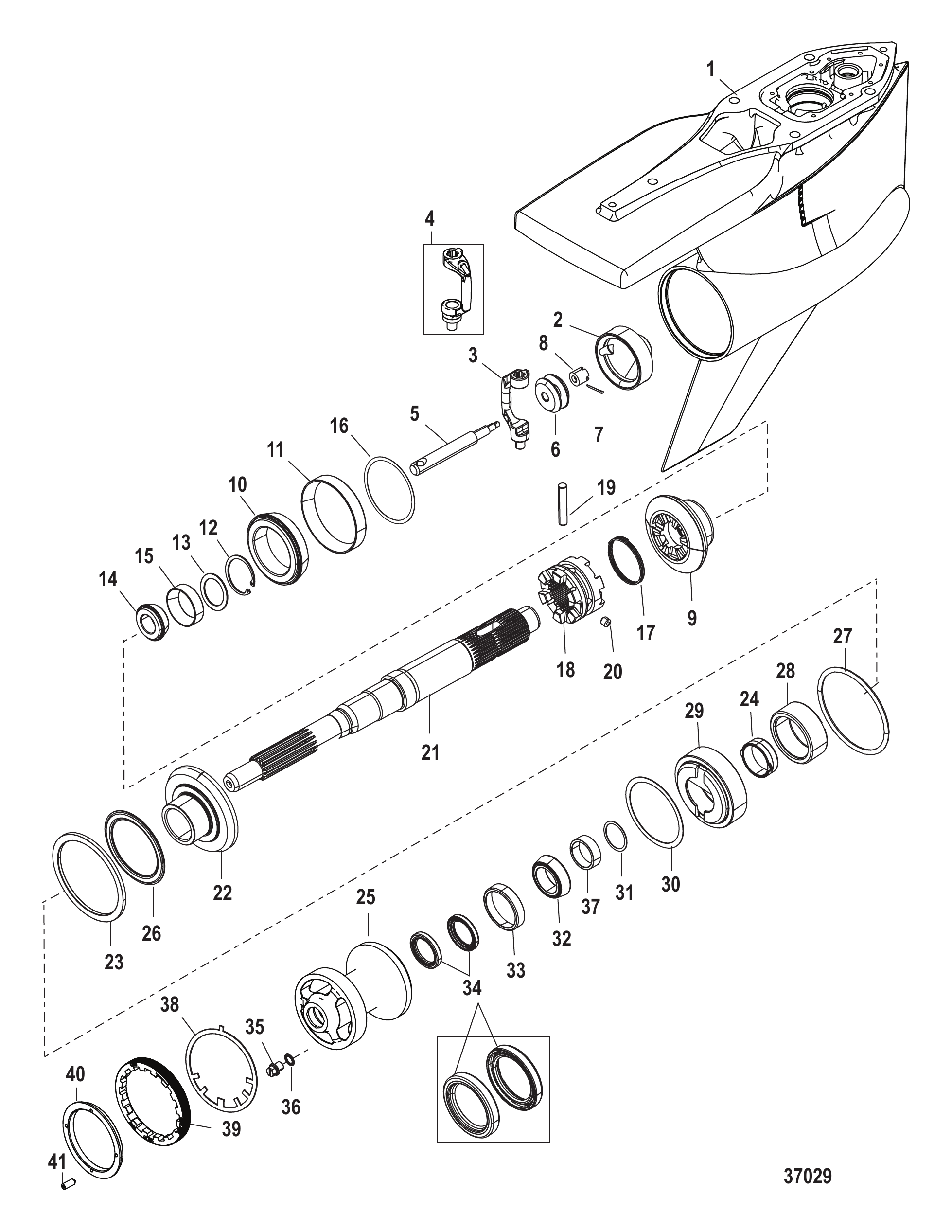 齿轮箱螺旋桨轴 Gear Housing Propeller Shaft