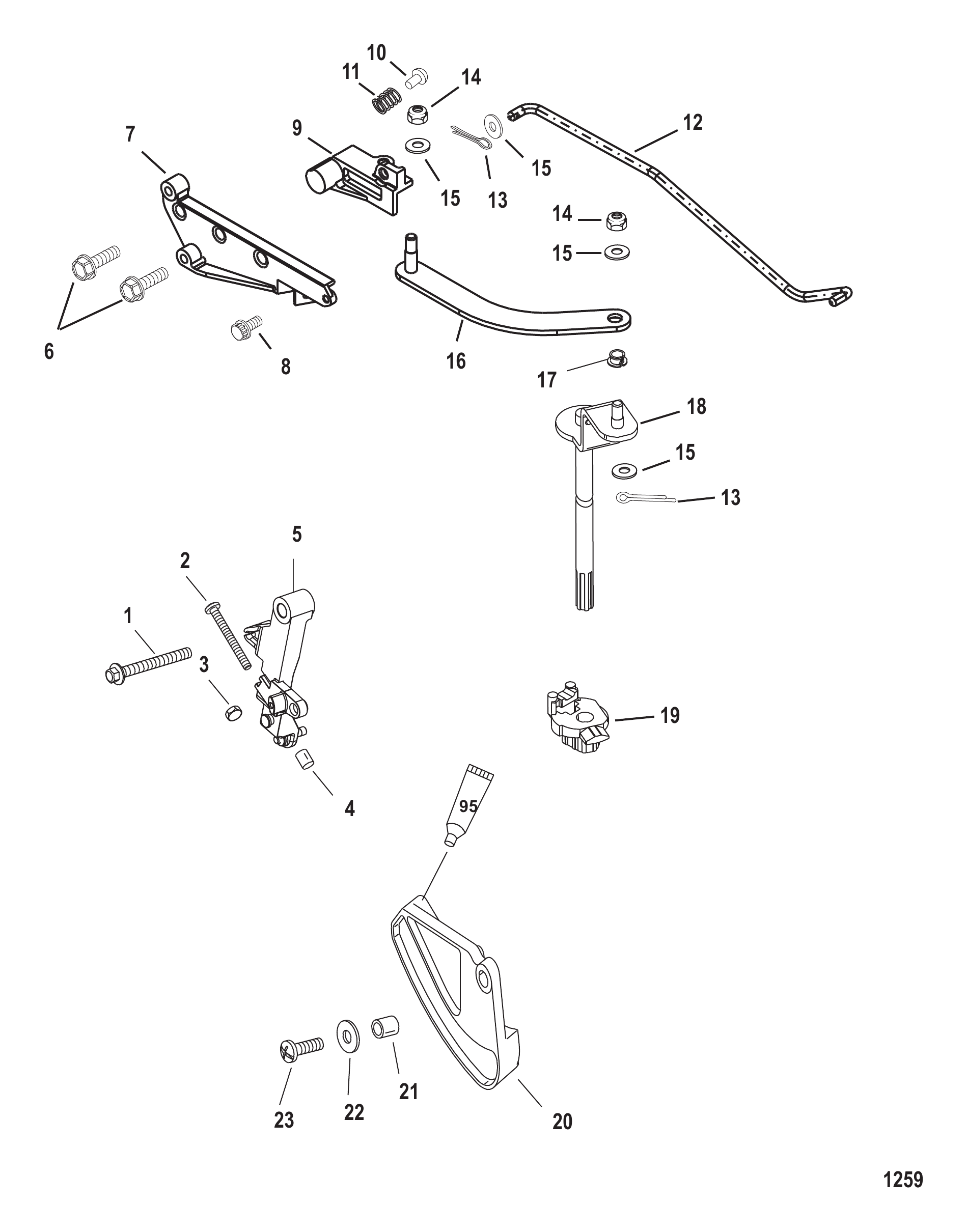 连杆机构（手动大脚型） Linkage (Manual Bigfoot)