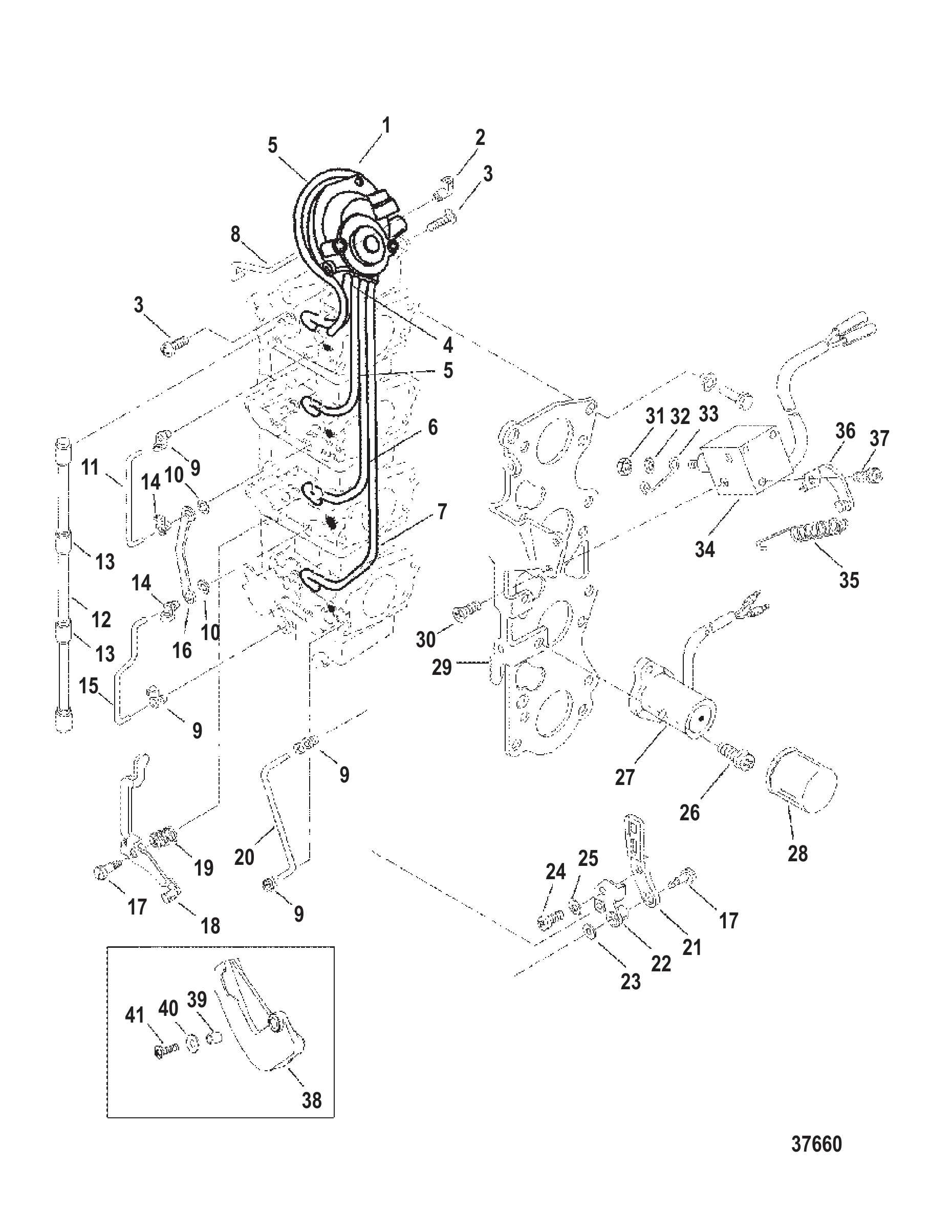 化油器连杆 CARBURETOR LINKAGE