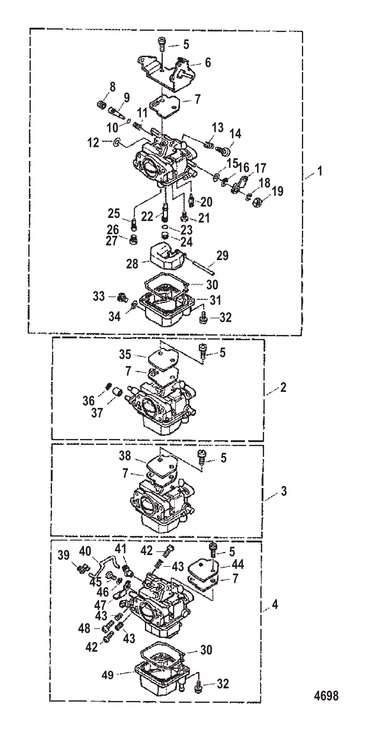 化油器（45） Carburetor (45)
