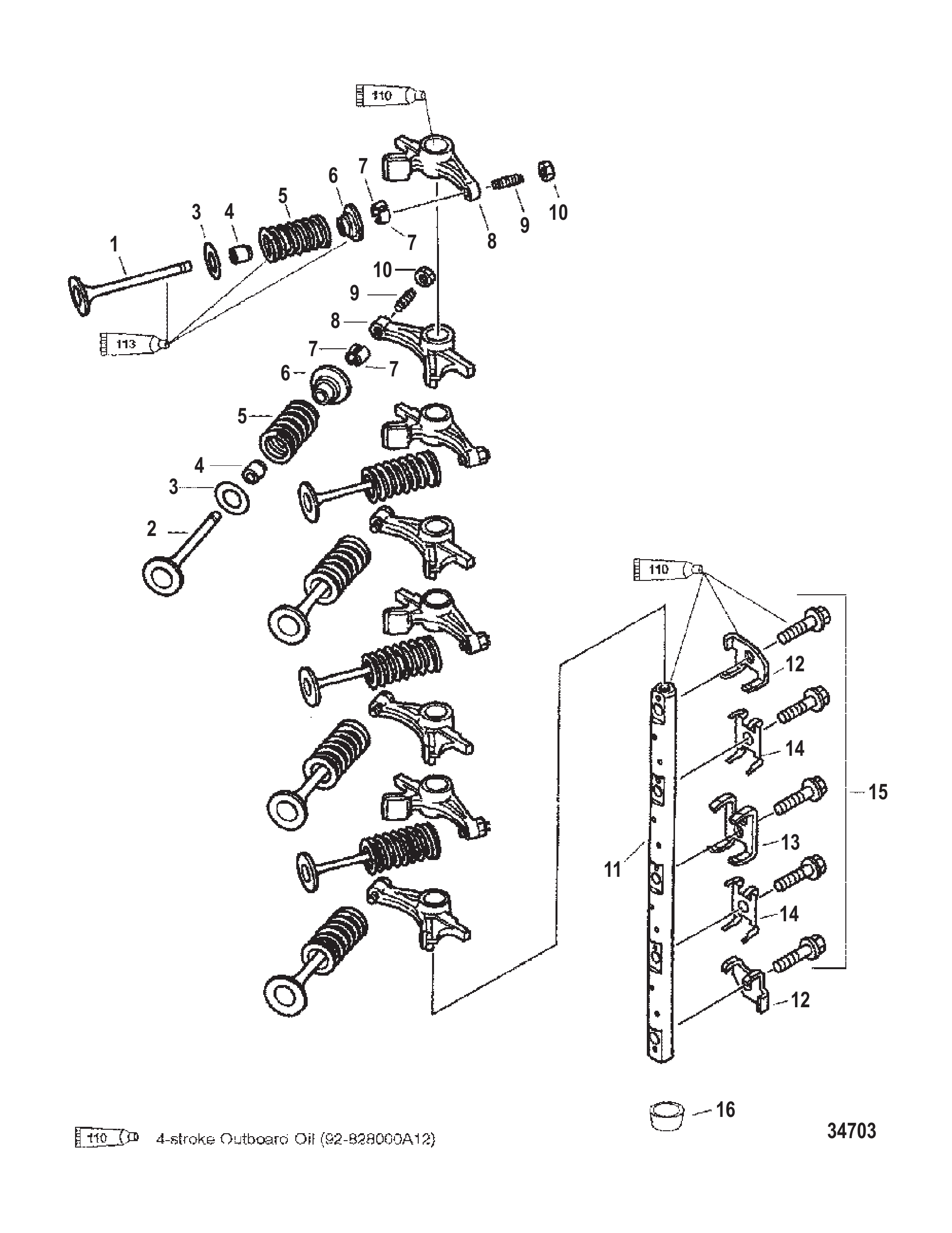 进/排气阀 INTAKE/EXHAUST VALVES