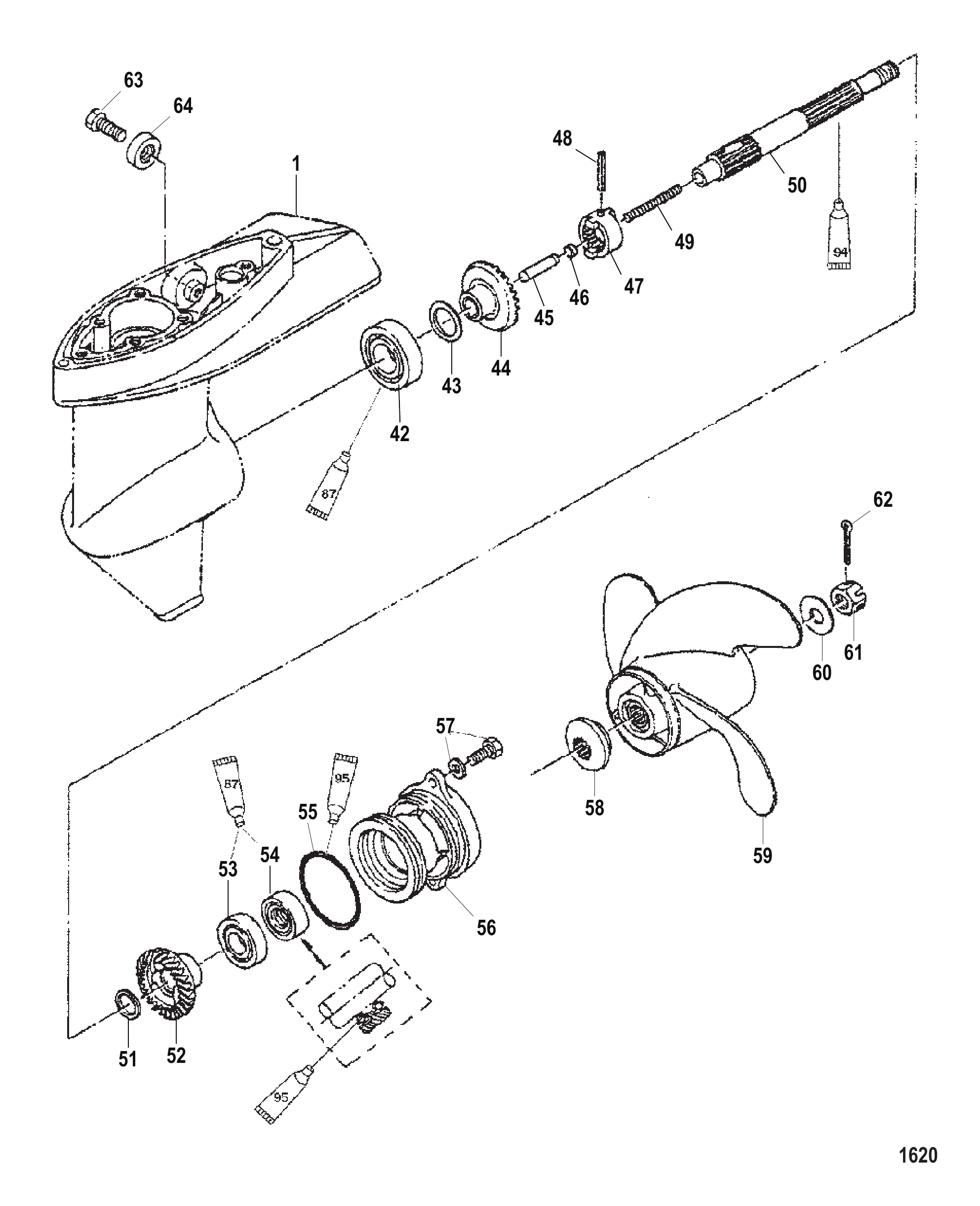 齿轮箱螺旋桨轴 Gear Housing Propeller Shaft