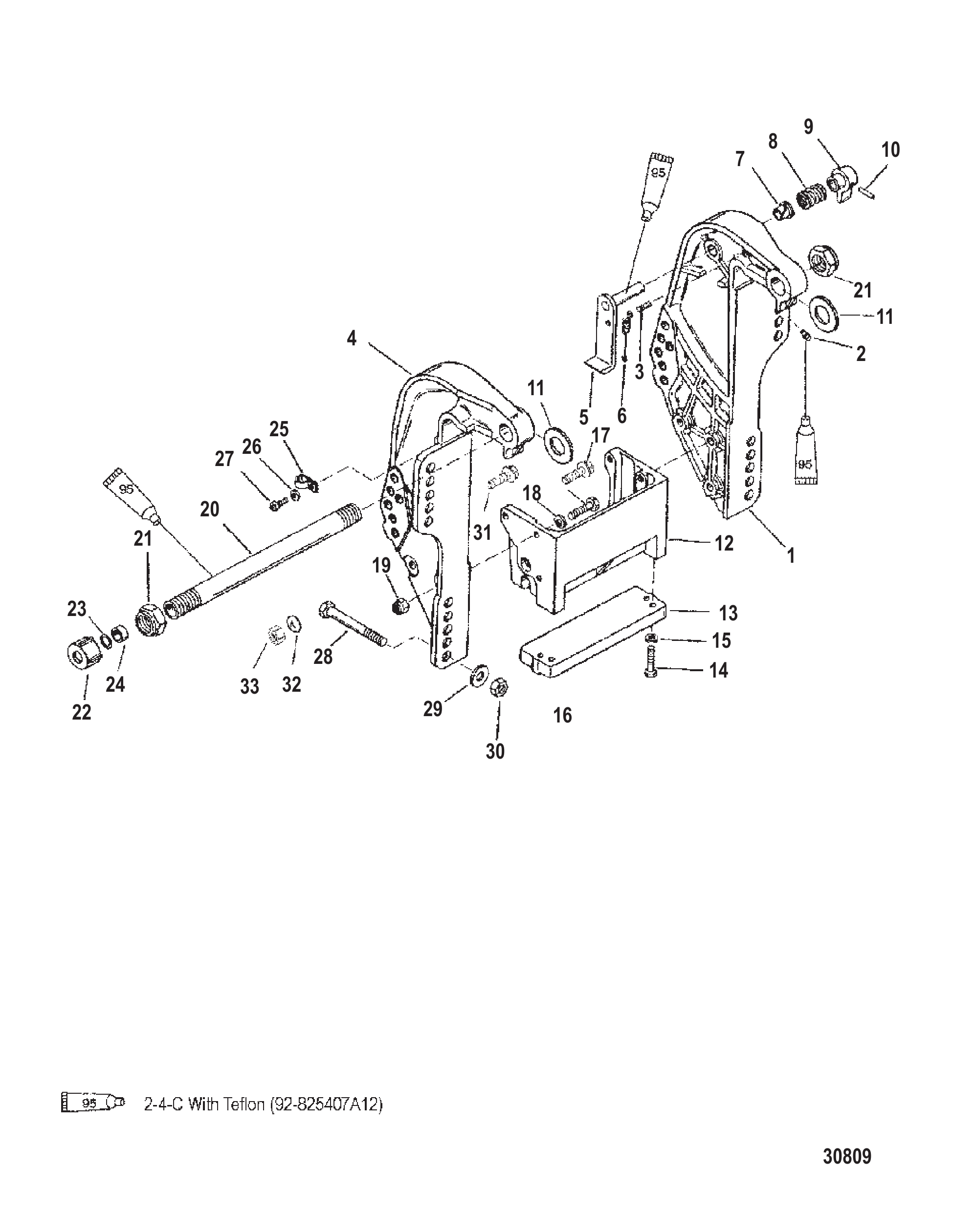 艉板支架 TRANSOM BRACKET