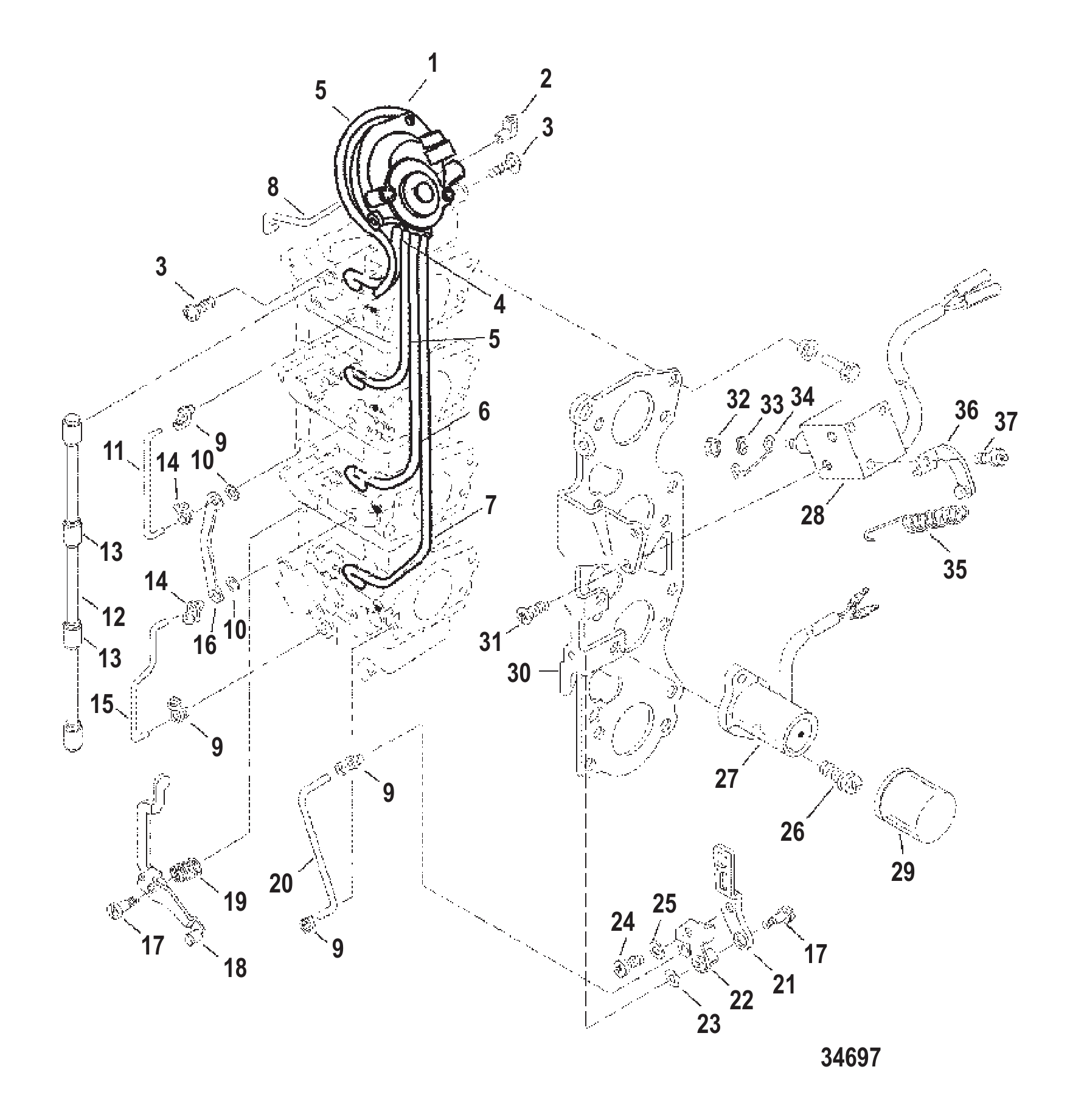 化油器联动装置 Carburetor Linkage