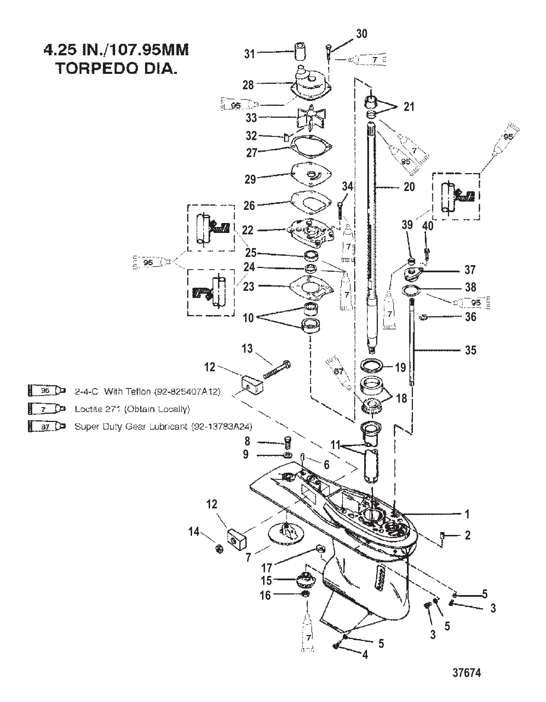 齿轮箱（驱动轴）（2.31:1传动比） GEAR HOUSING (DRIVESHAFT)(2.31:1 GEAR RATIO)