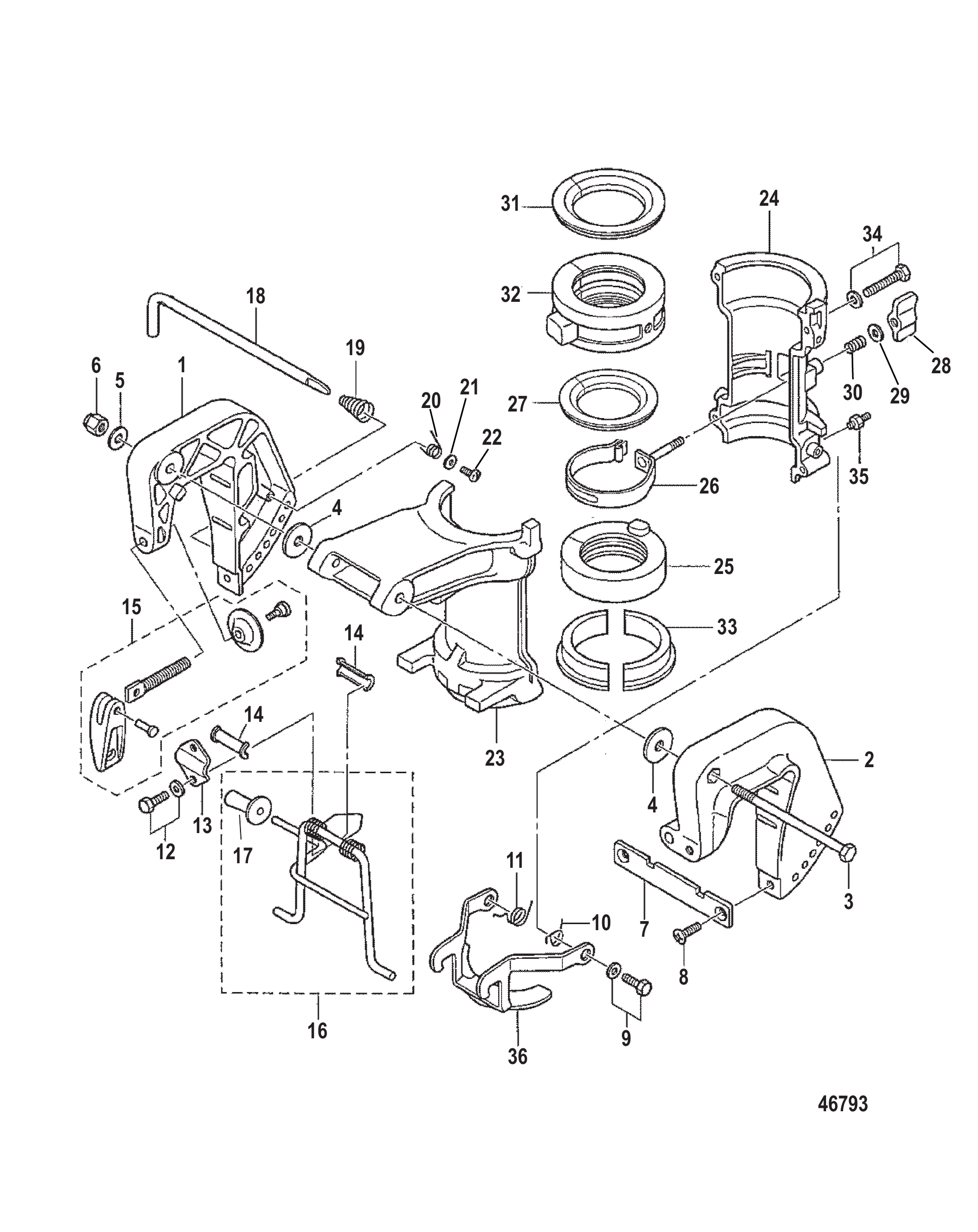 夹紧支架 Clamp Brackets