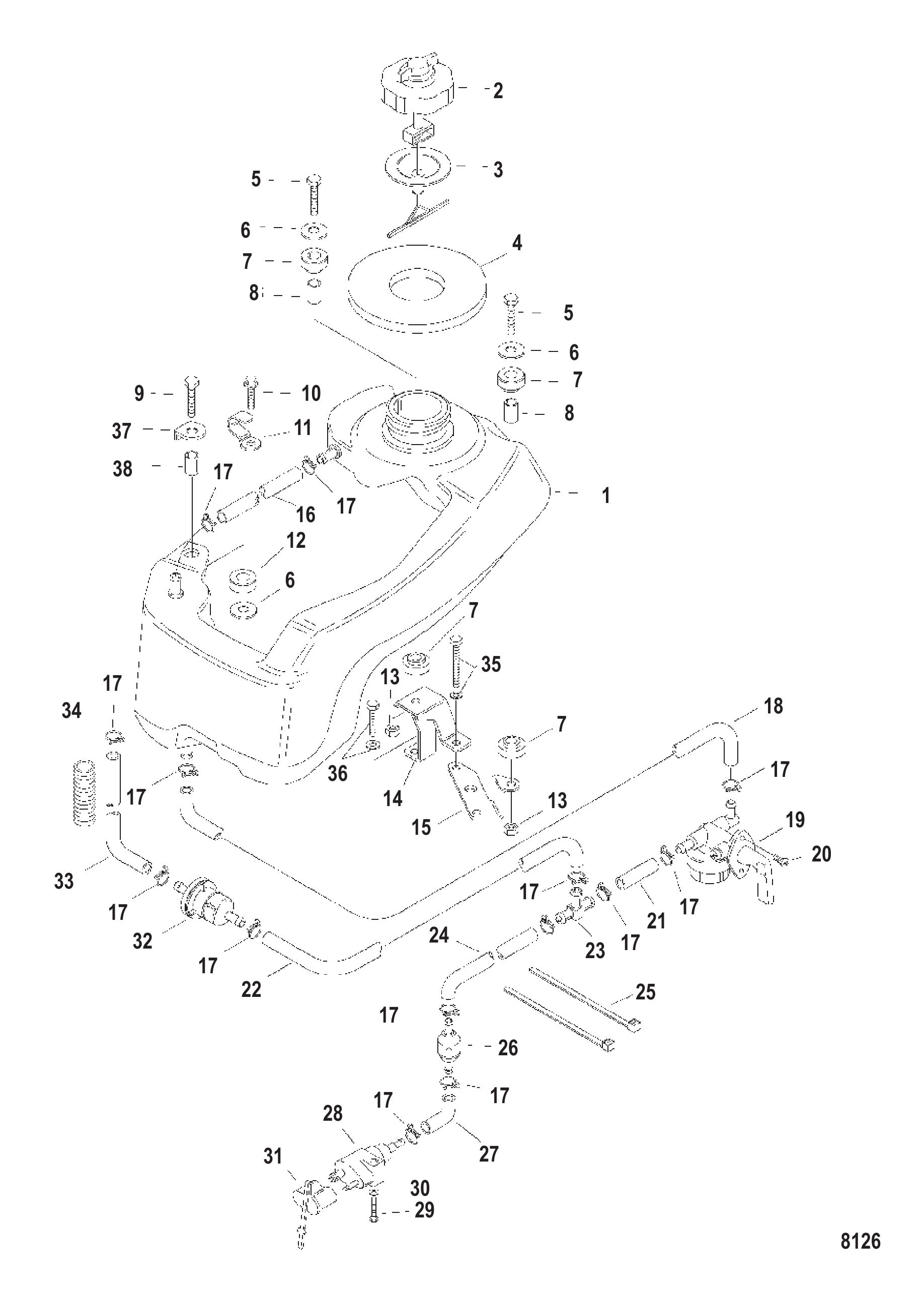内置燃油箱 Intergral Fuel Tank