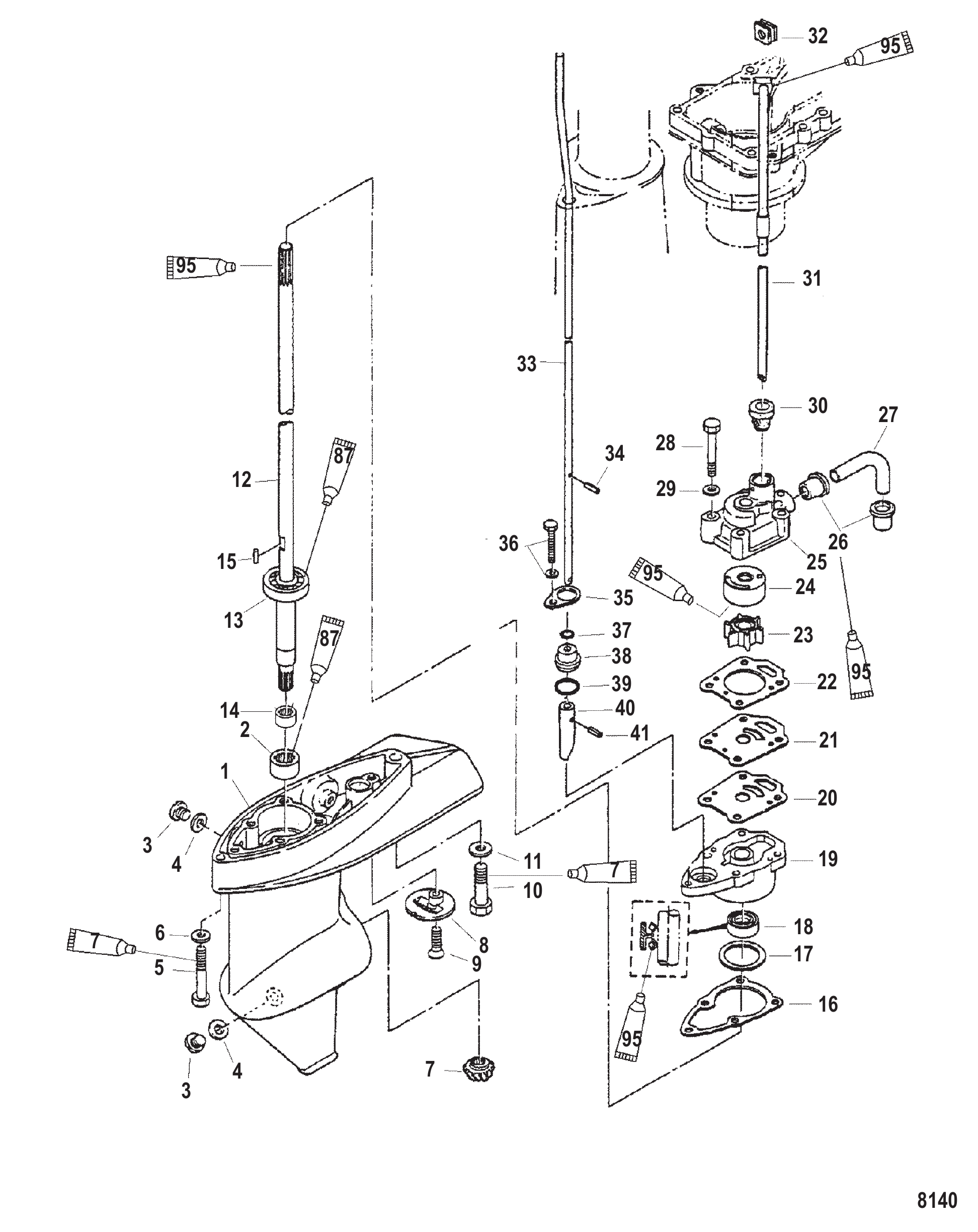 齿轮箱驱动轴 Gear Housing Driveshaft