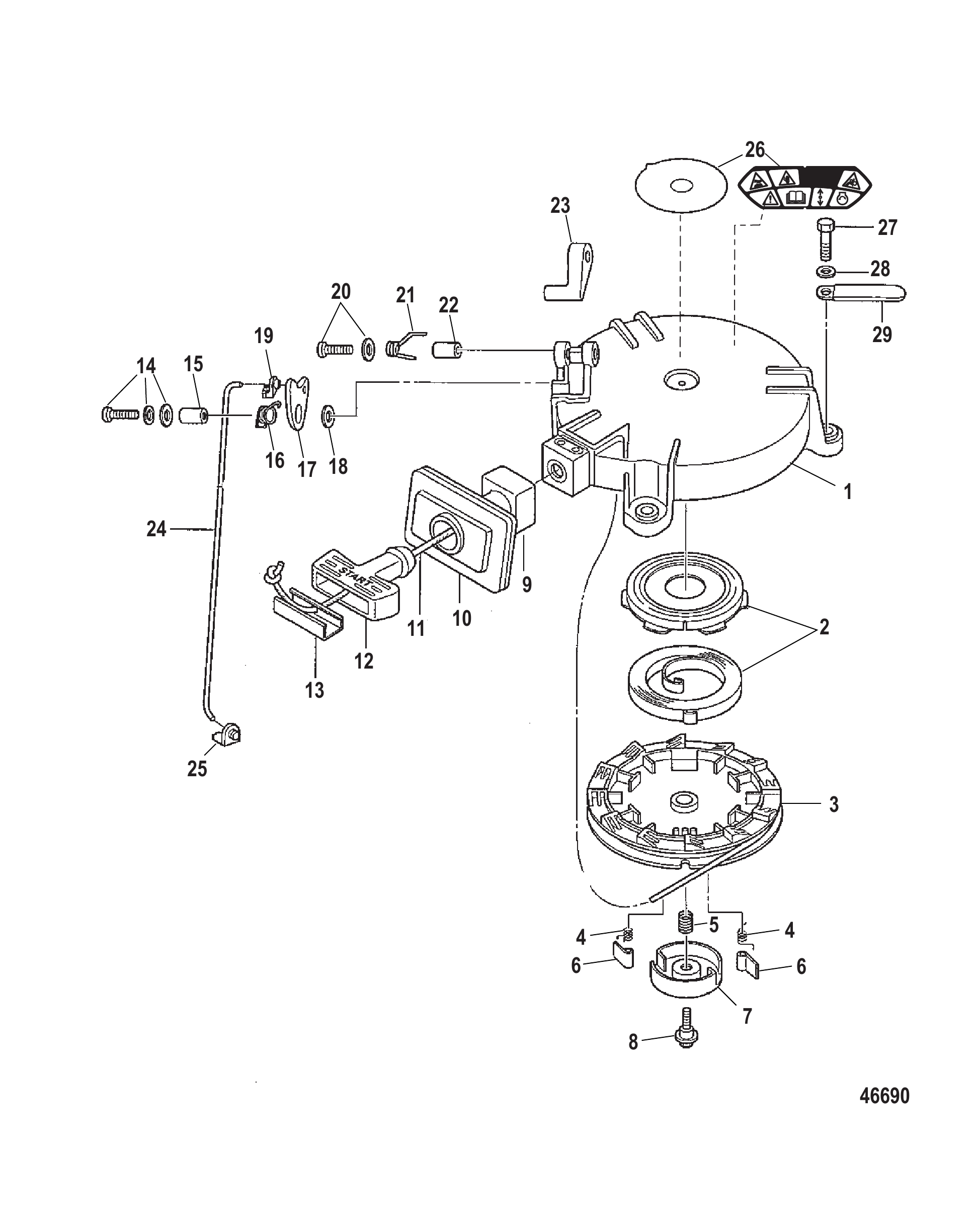反冲启动器 Recoil Starter