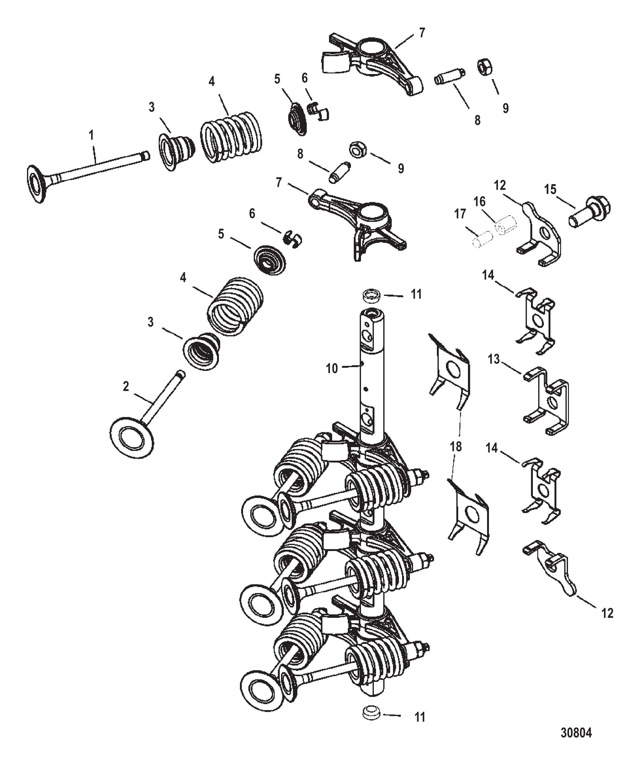 进/排气阀 INTAKE/EXHAUST VALVE