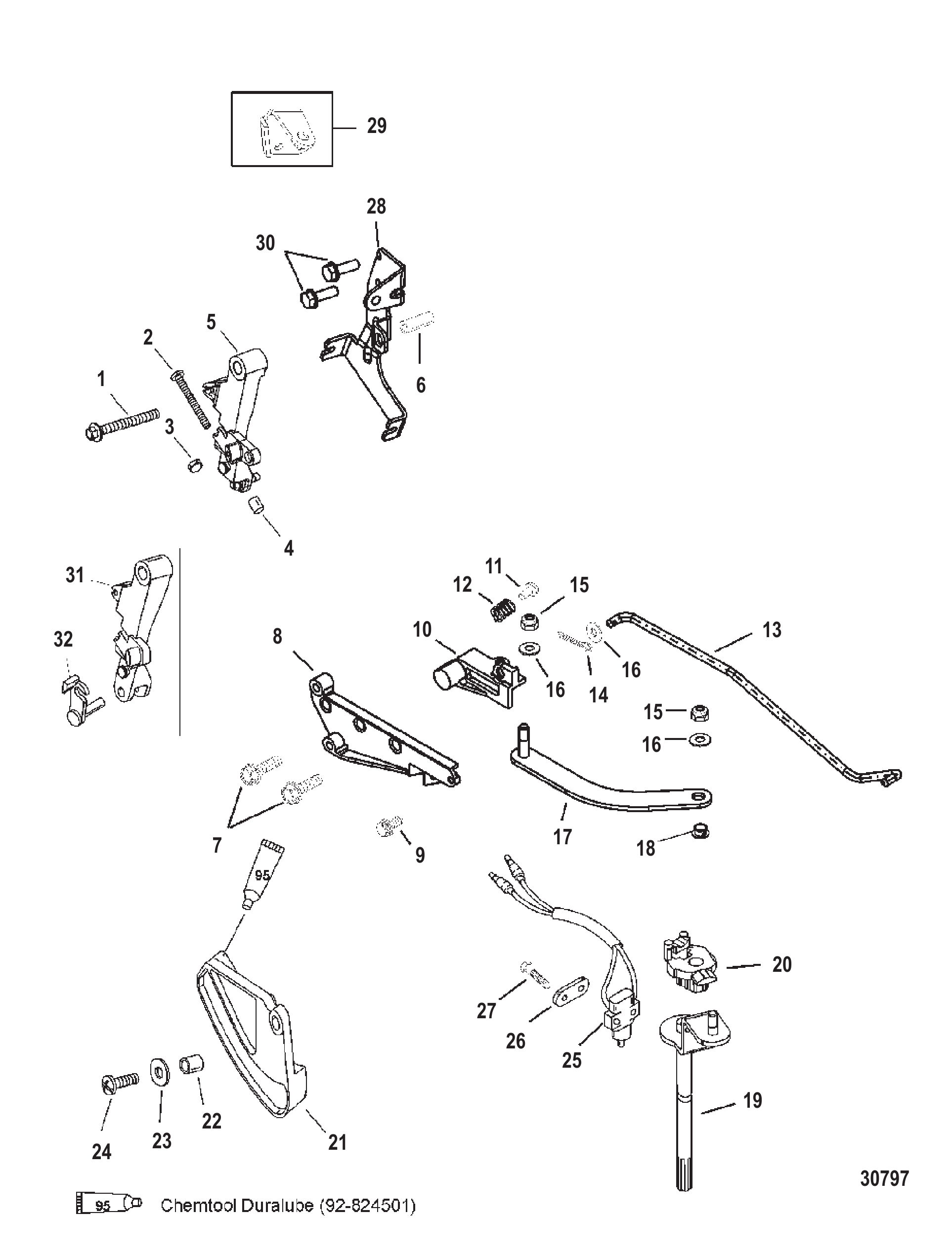 连杆机构（手柄） LINKAGE (HANDLE)