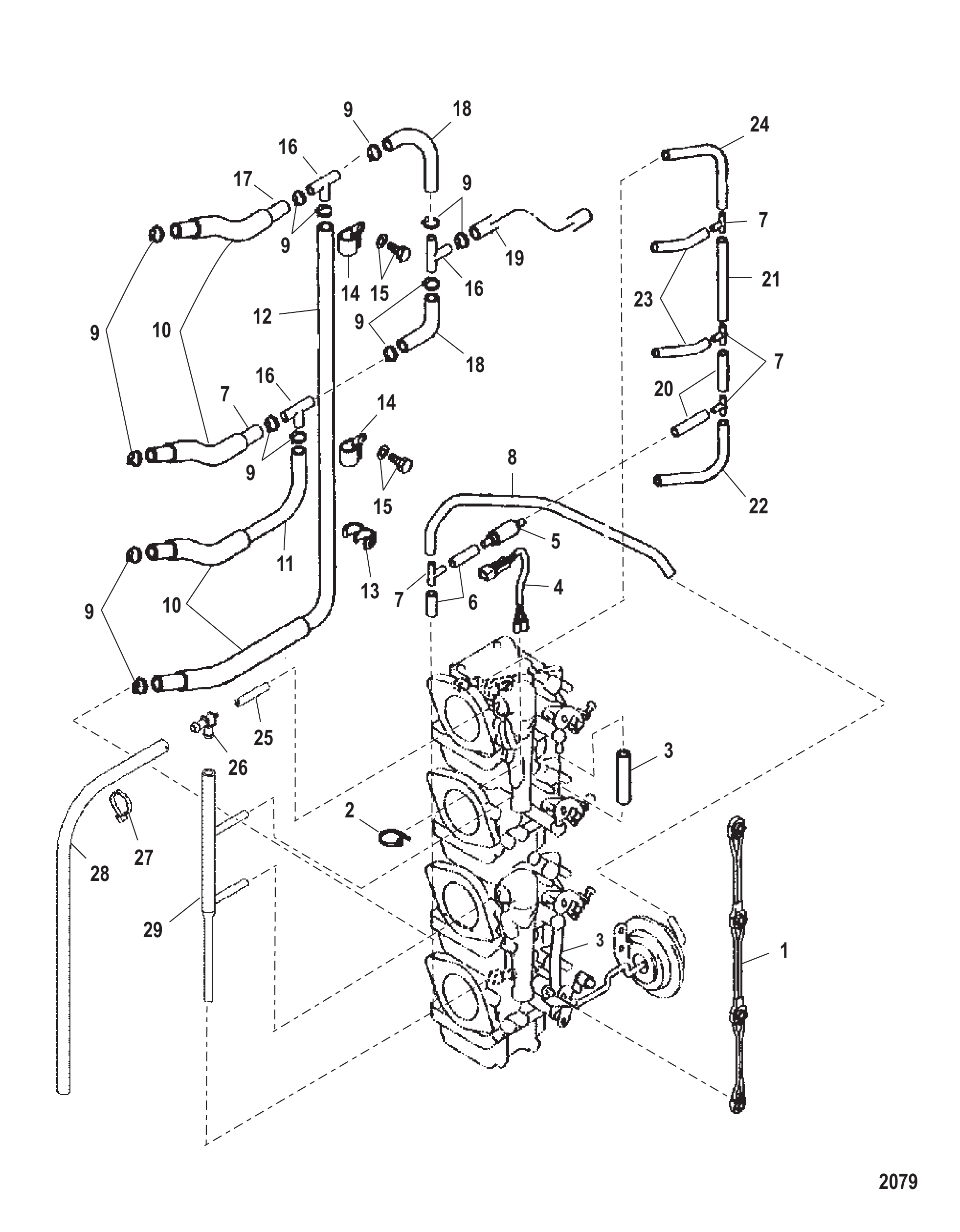 Fuel and Vent Lines