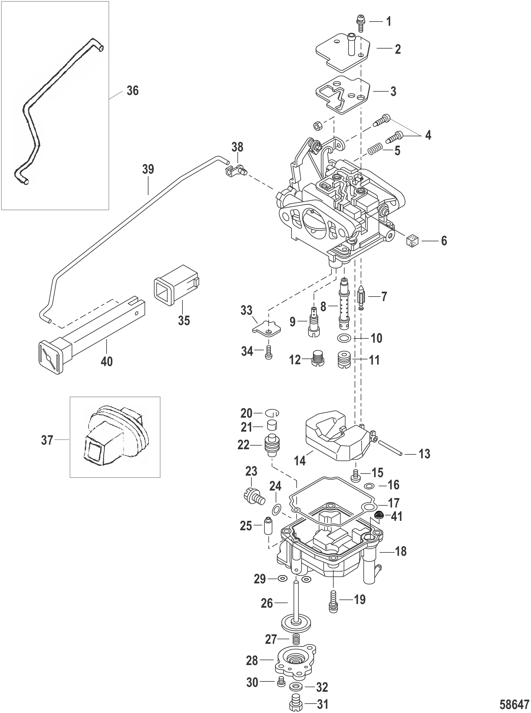 Carburetor 0R676746 and Up
