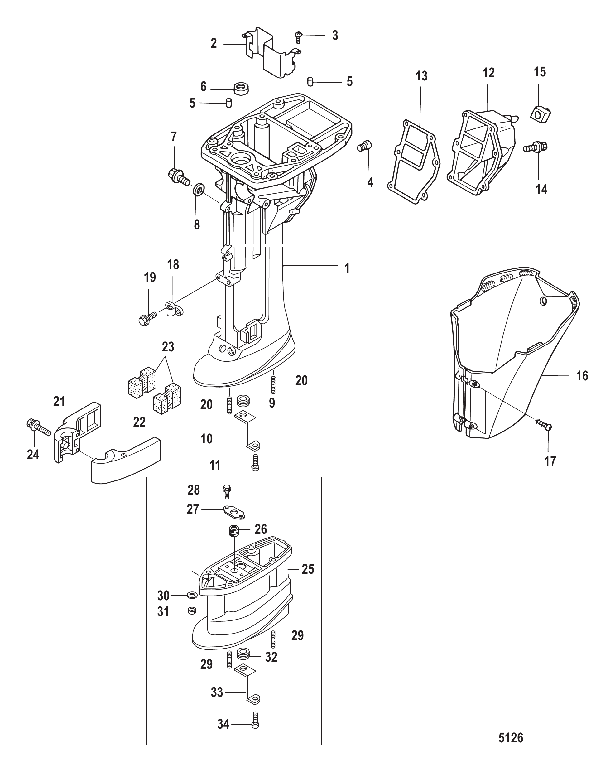 Driveshaft Housing Command Thrust