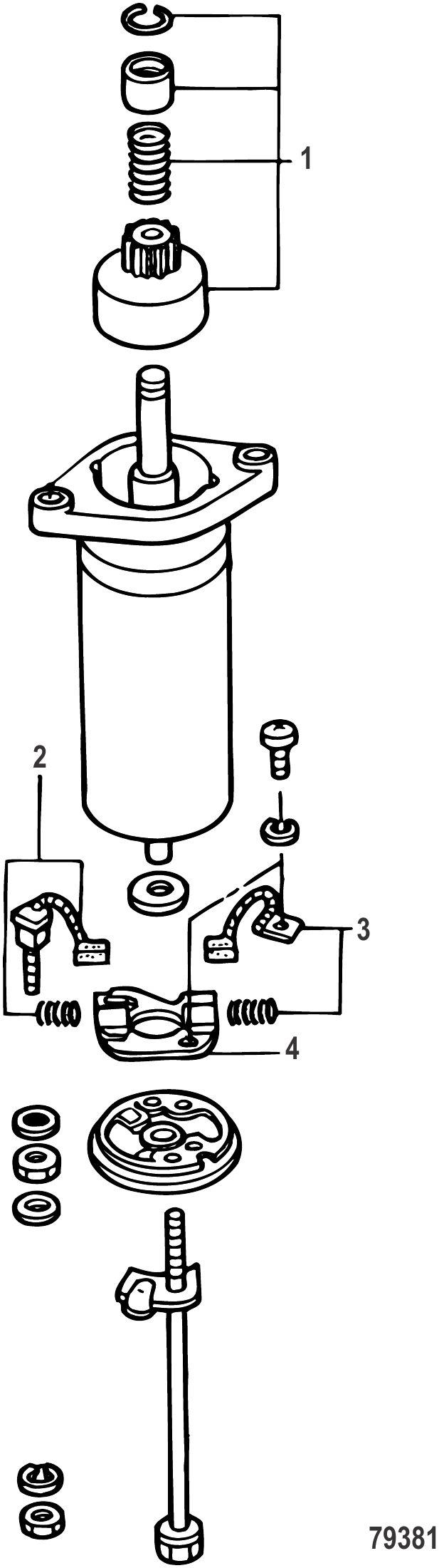 启动电机组件803835T02 Starter Motor Components 803835T02