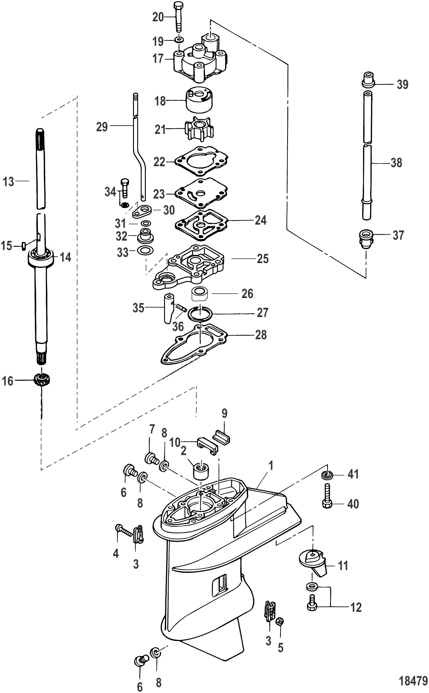 齿轮箱驱动轴 Gear Housing Driveshaft