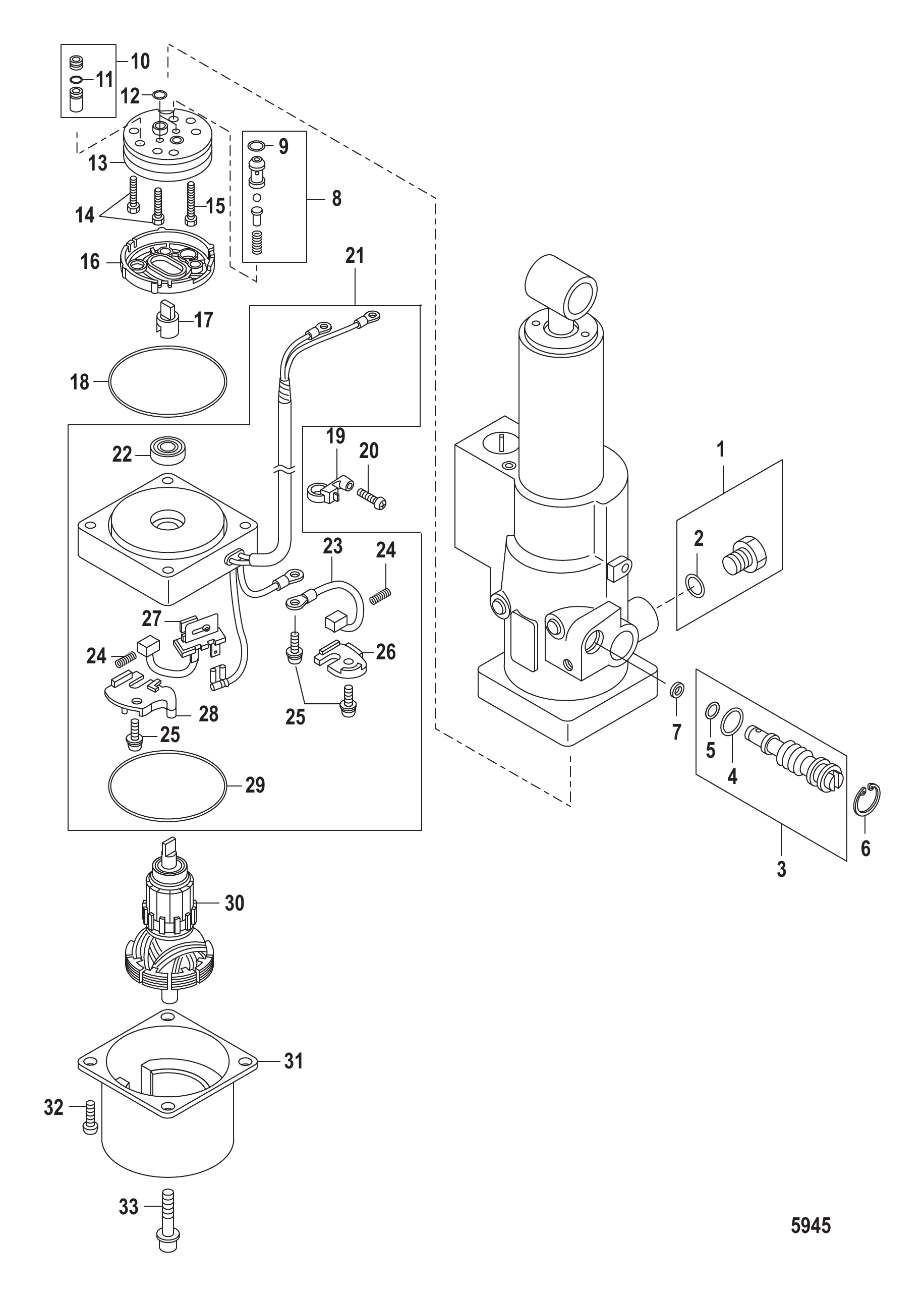 动力倾斜组件 Power Tilt Components
